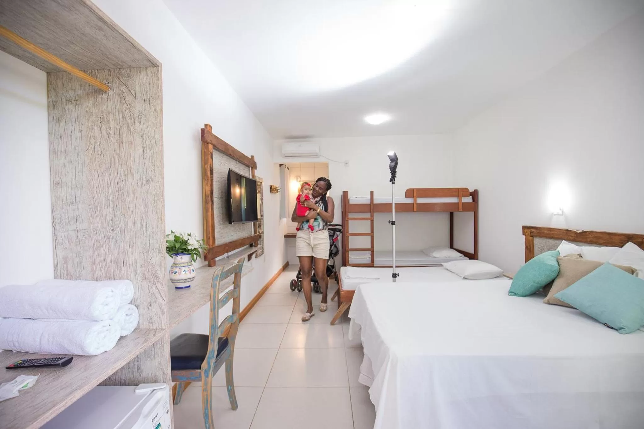 Bedroom in Hotel Chácara das Flores