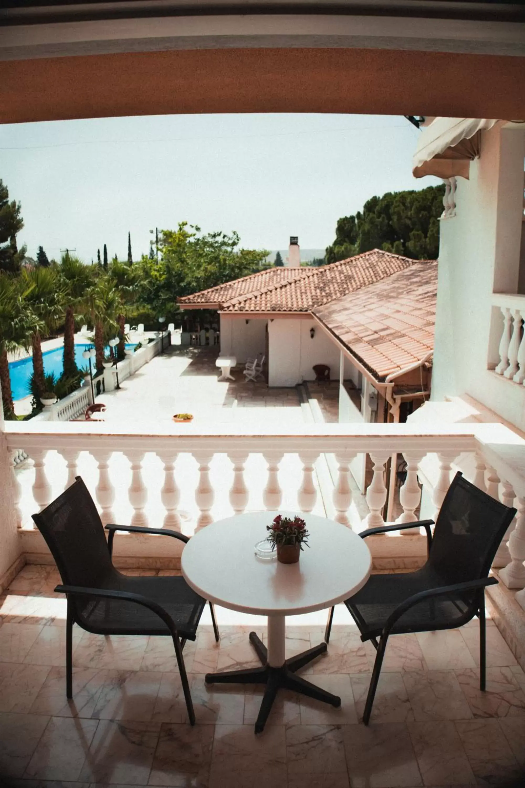 Balcony/Terrace in Villa Olympia