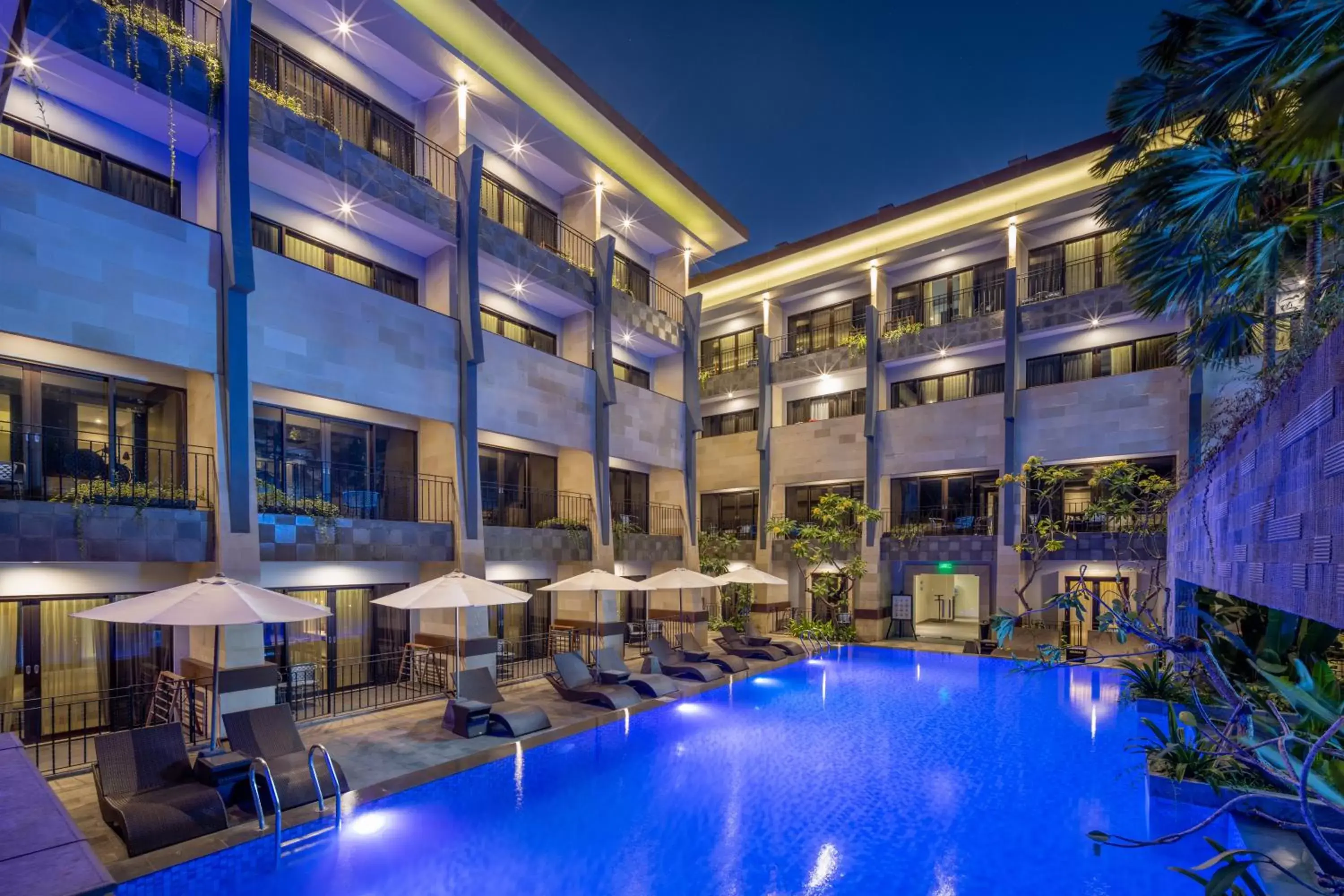 Property building, Swimming Pool in Solia Legian Bali