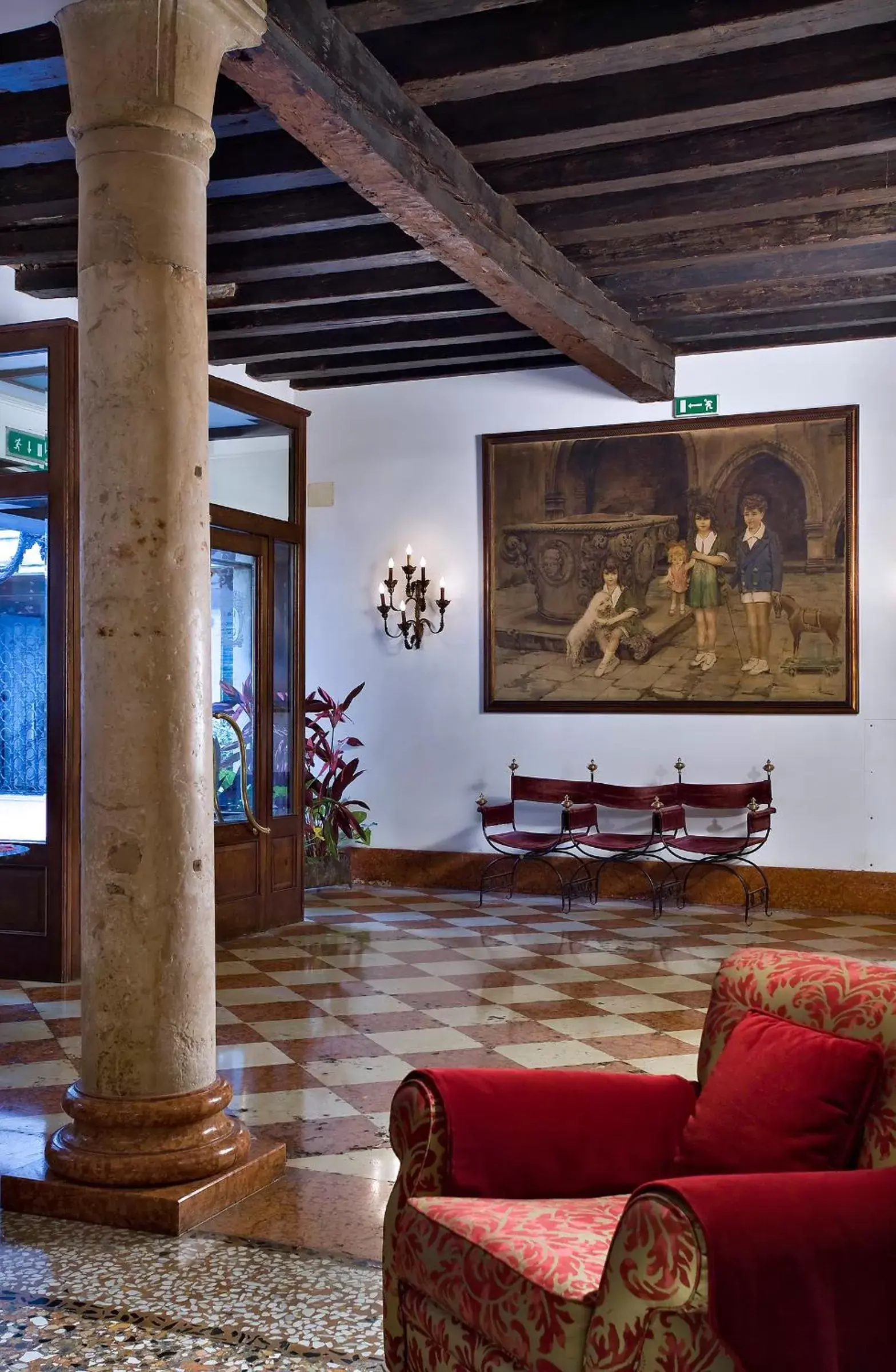 Lobby or reception in Hotel Giorgione