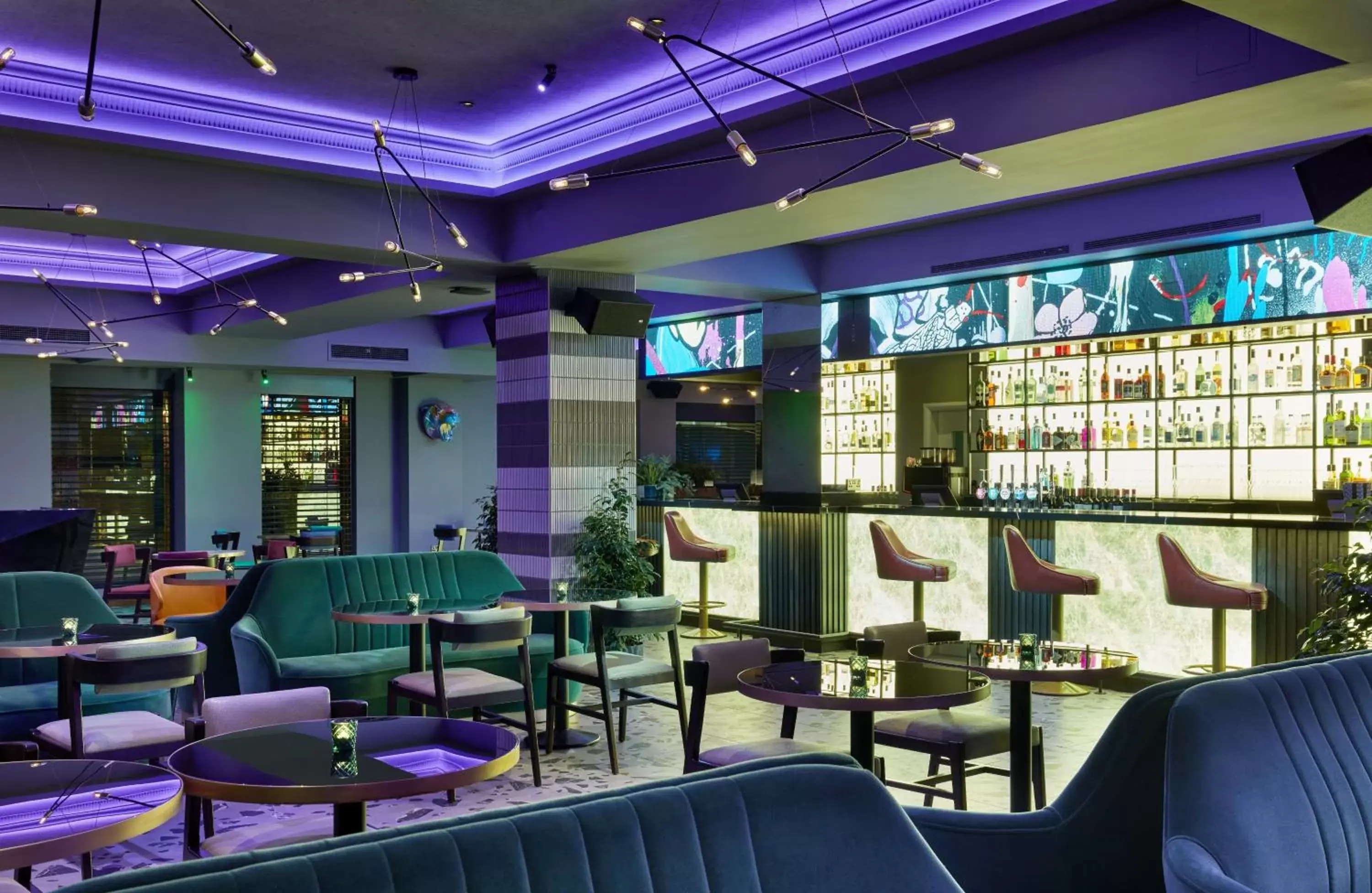 Lounge or bar, Lounge/Bar in NYX Hotel London Holborn by Leonardo Hotels
