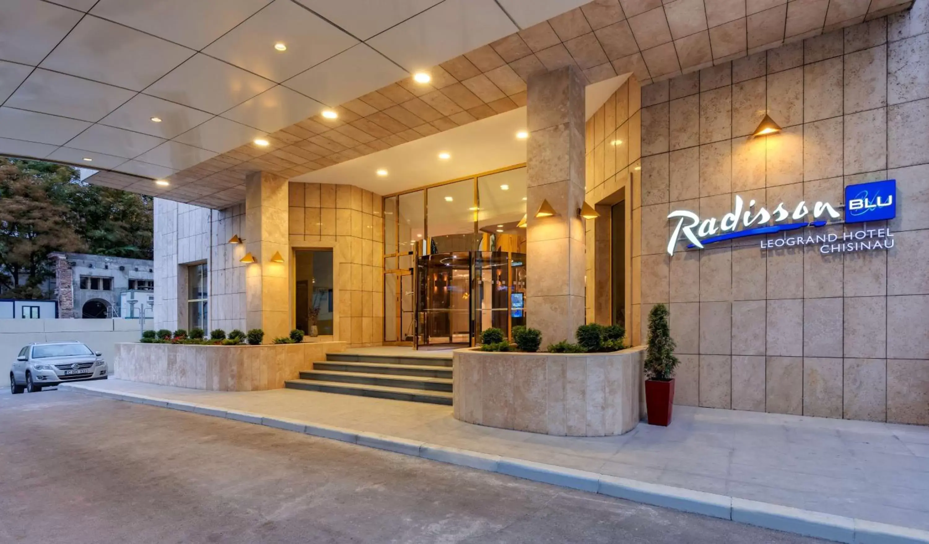 Property building in Radisson Blu Leogrand Hotel