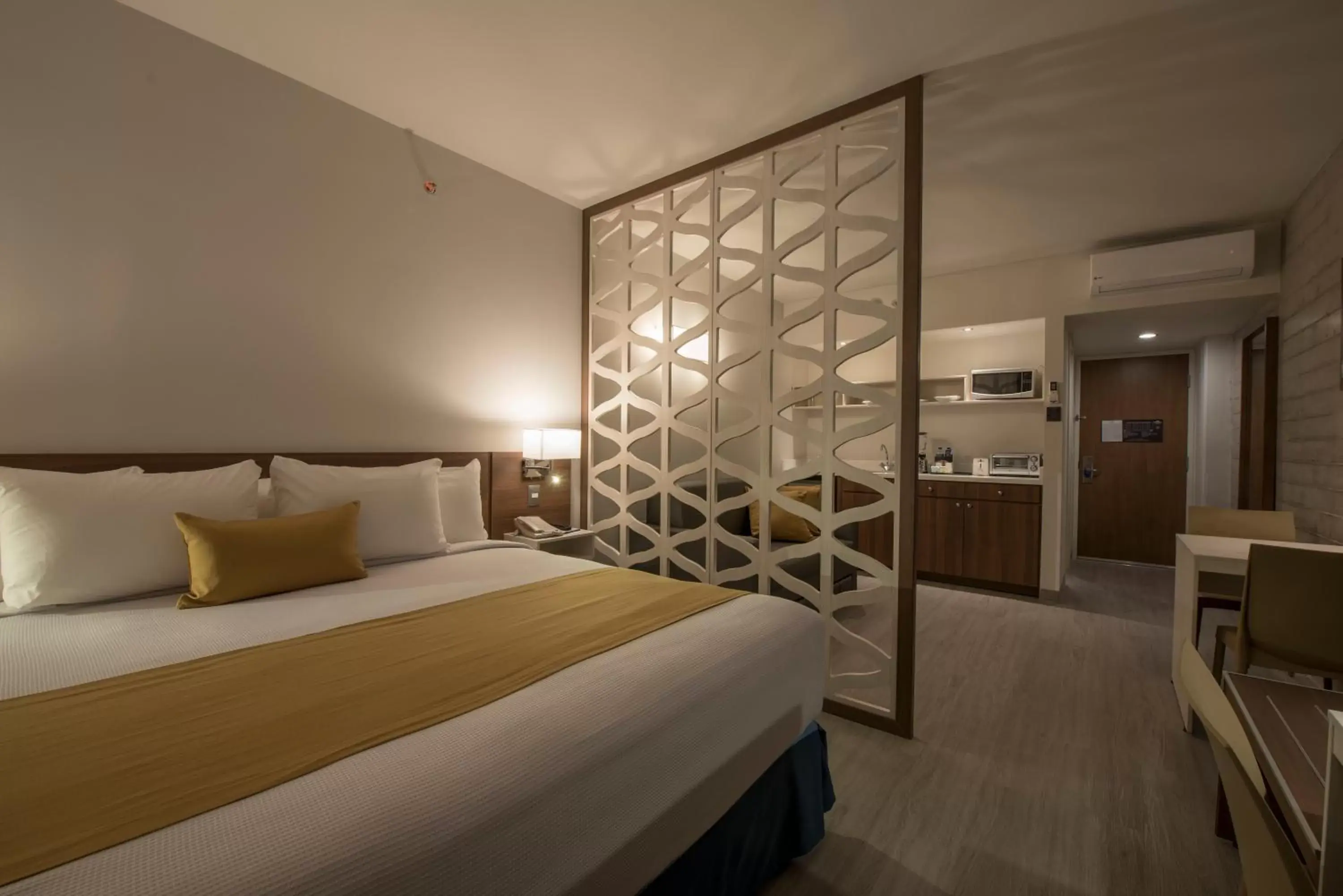 Bed in Microtel Inn & Suites by Wyndham Irapuato