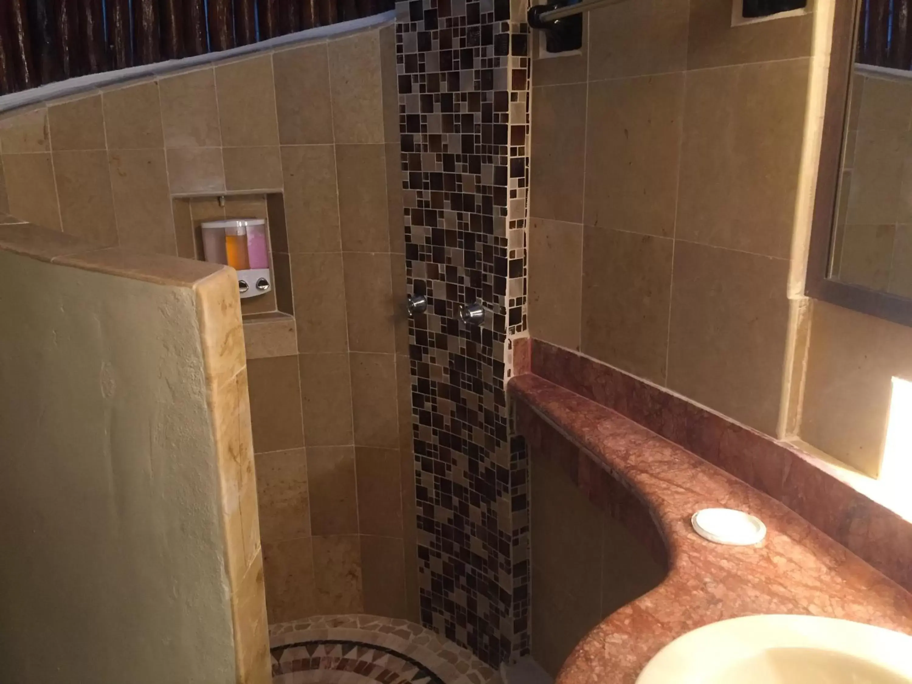 Shower, Bathroom in Cocos Cabañas Playa del Carmen Adults Only