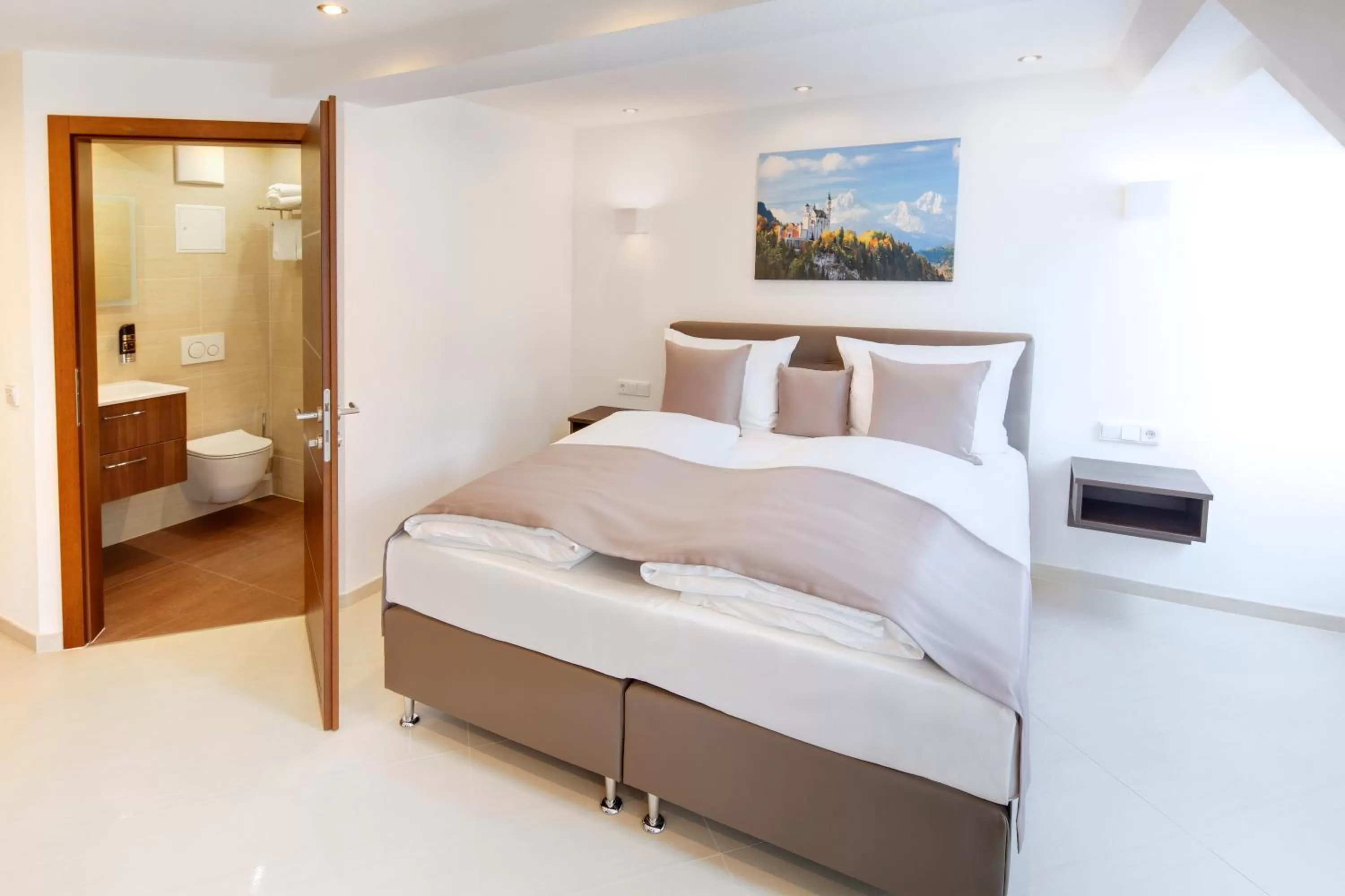 Bed in Hotel Füssen