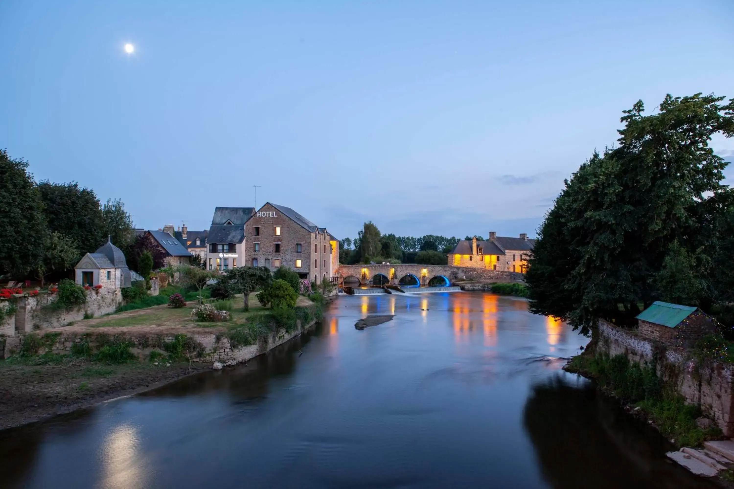 View (from property/room) in Best Western Le Moulin de Ducey