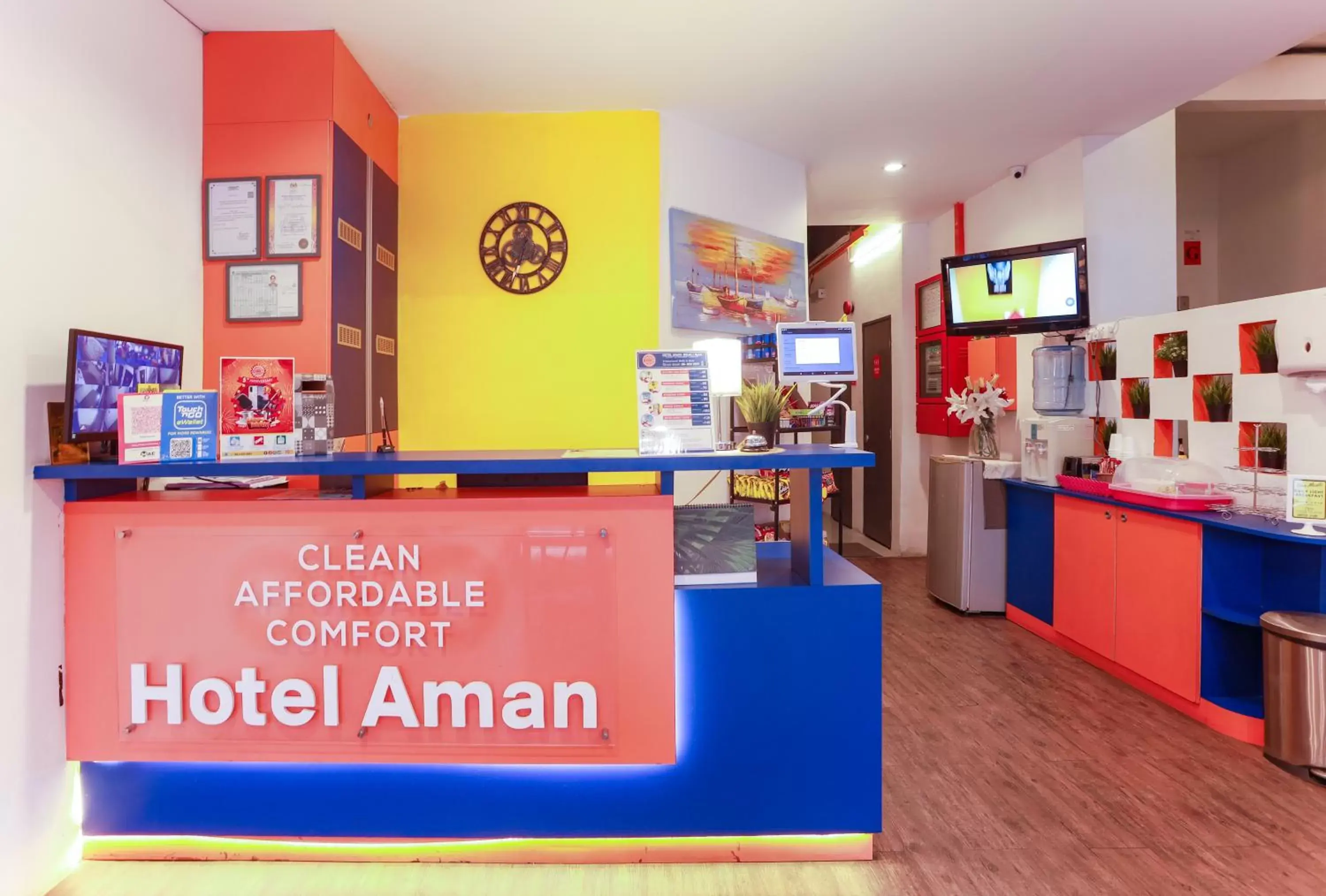 Logo/Certificate/Sign in Hotel Aman- Nilai & KLIA