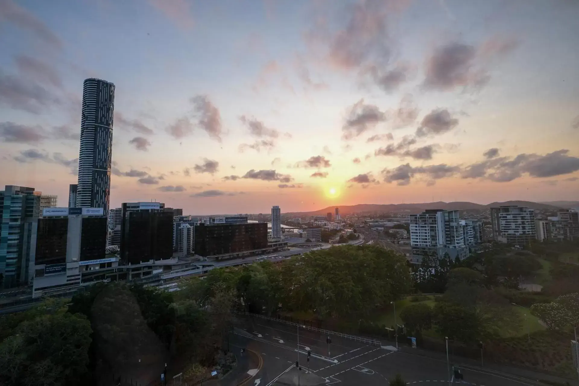 City view in Pacific Hotel Brisbane