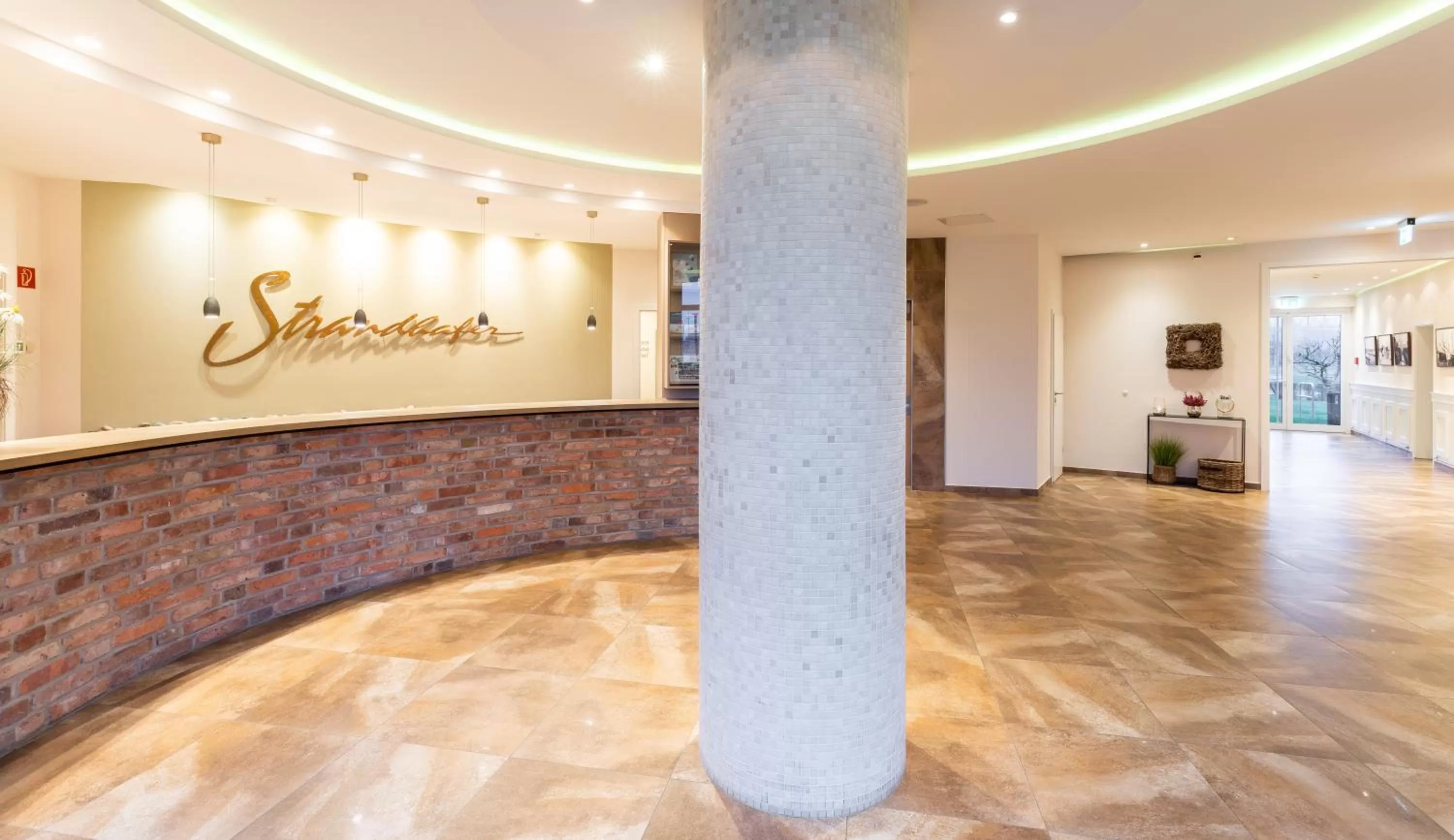 Lobby or reception in Strandhafer Aparthotel