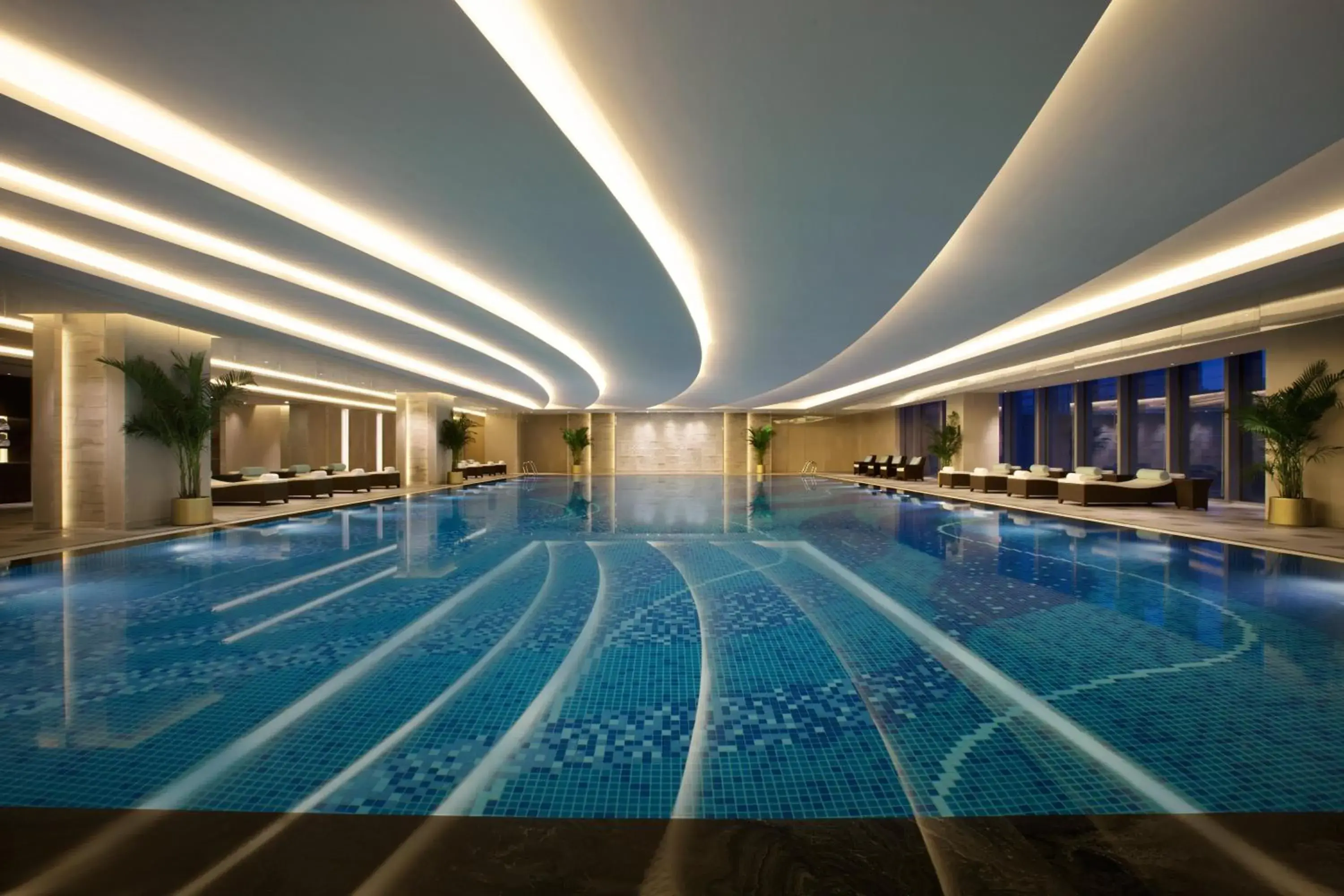 Fitness centre/facilities, Swimming Pool in Shangri-La Hefei