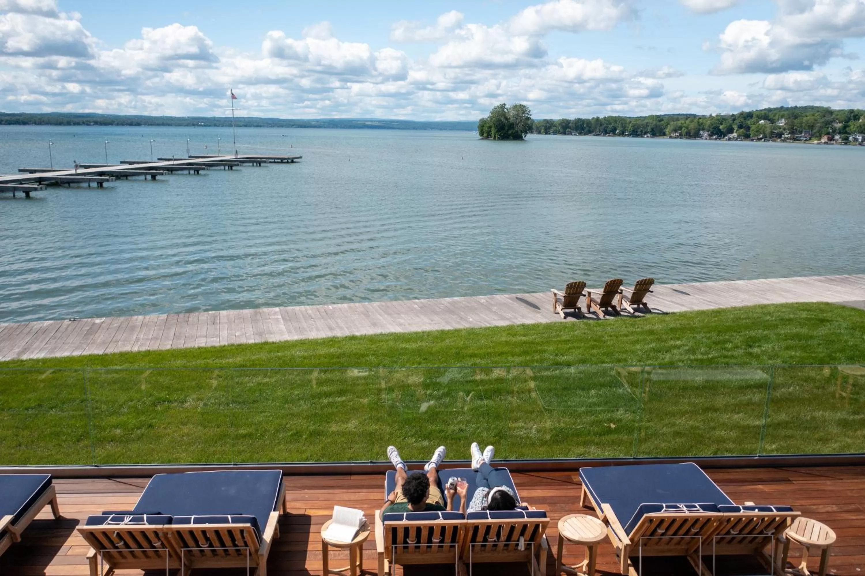 Swimming pool in The Lake House on Canandaigua