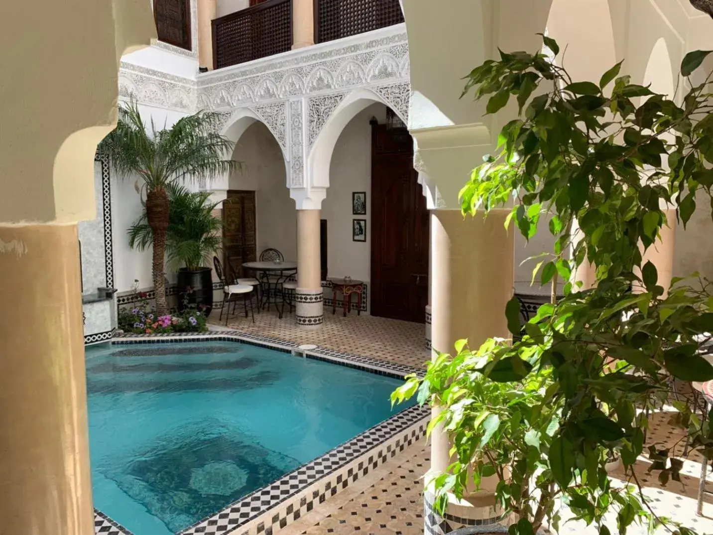 Lobby or reception, Swimming Pool in Riad Abaka hotel & boutique