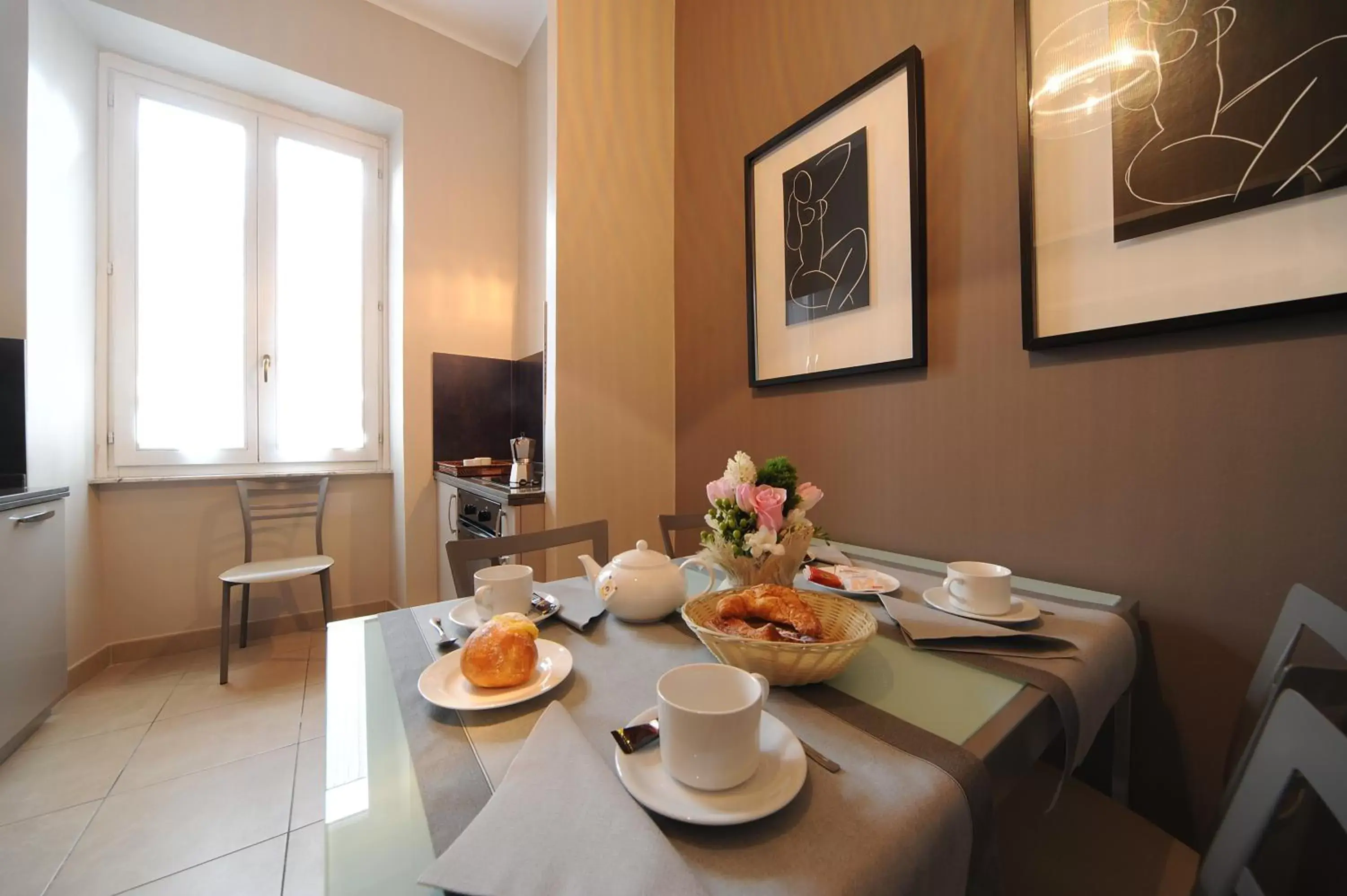 Dining Area in Trianon Borgo Pio Aparthotel