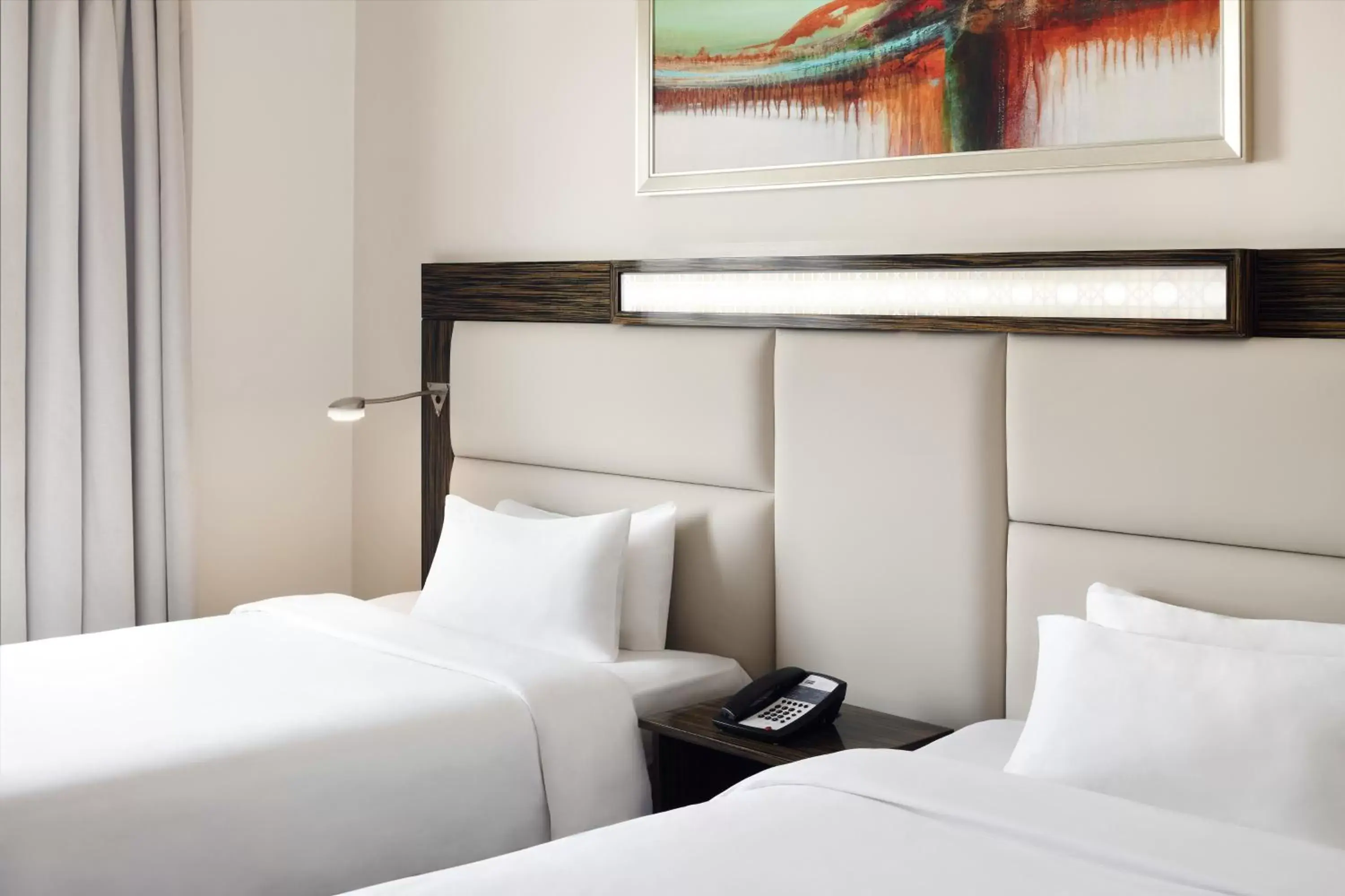 Bedroom, Bed in Holiday Inn Express Dubai Internet City, an IHG Hotel
