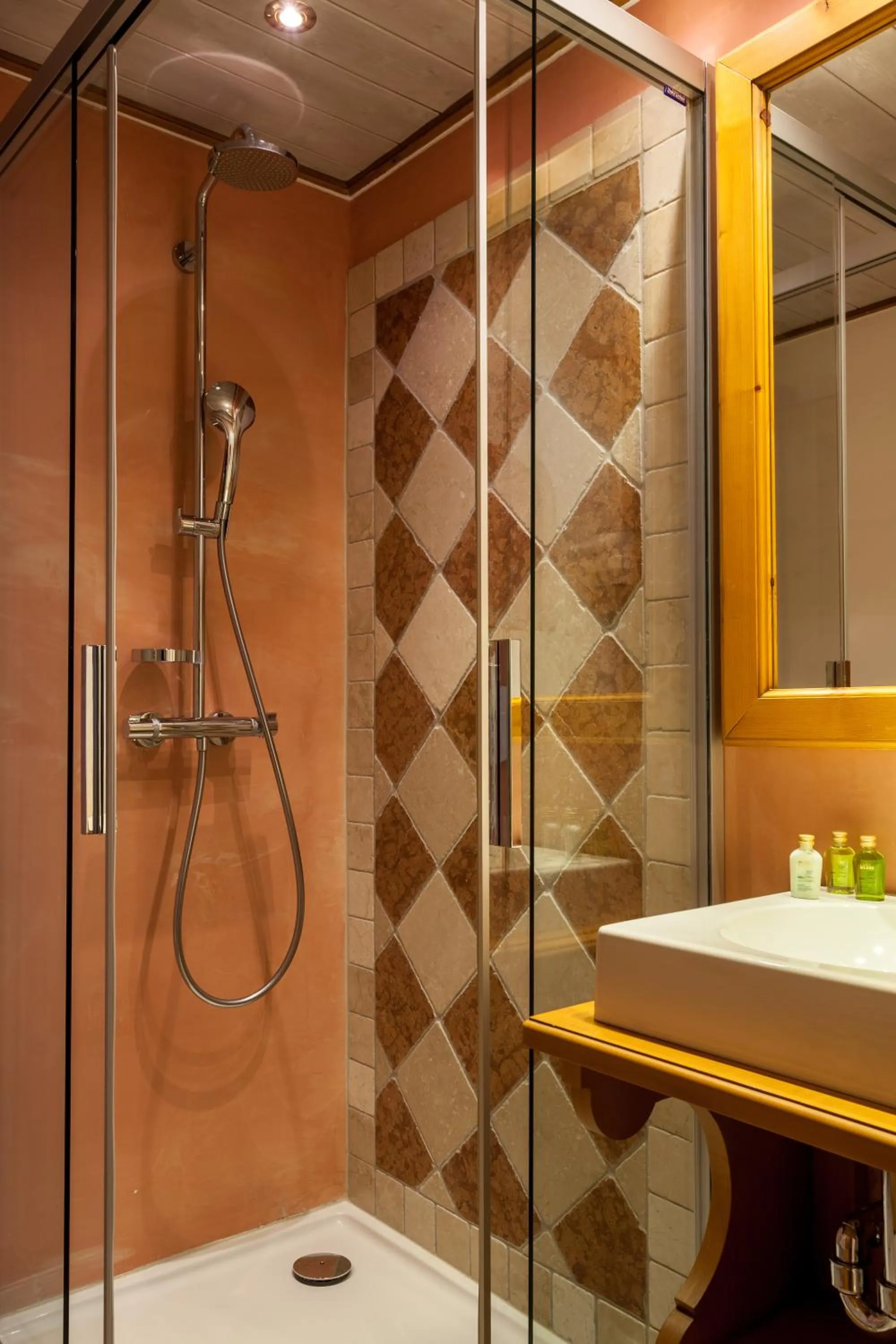 Shower in Hotel Berghof