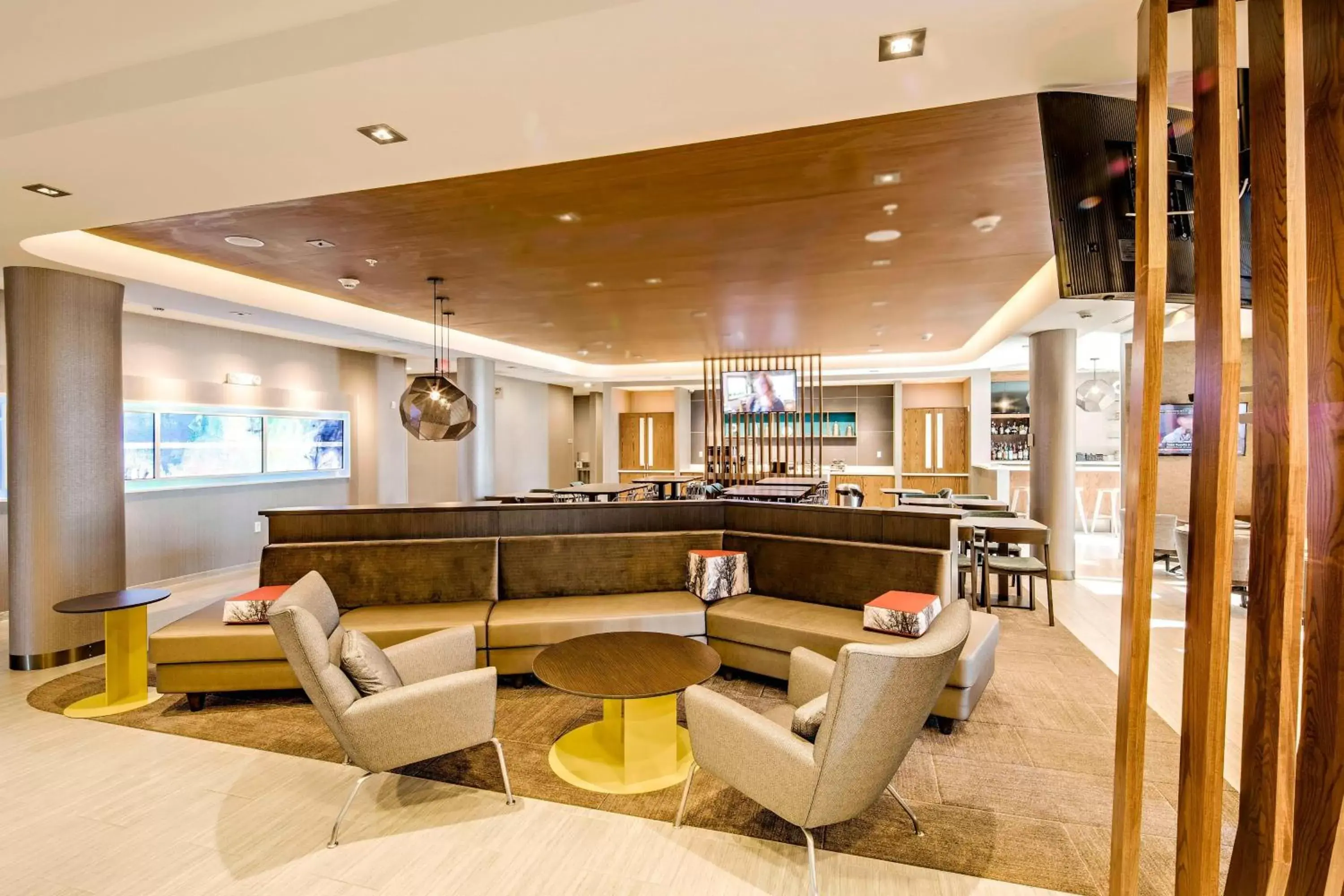 Lounge or bar, Lounge/Bar in SpringHill Suites by Marriott Dayton Vandalia