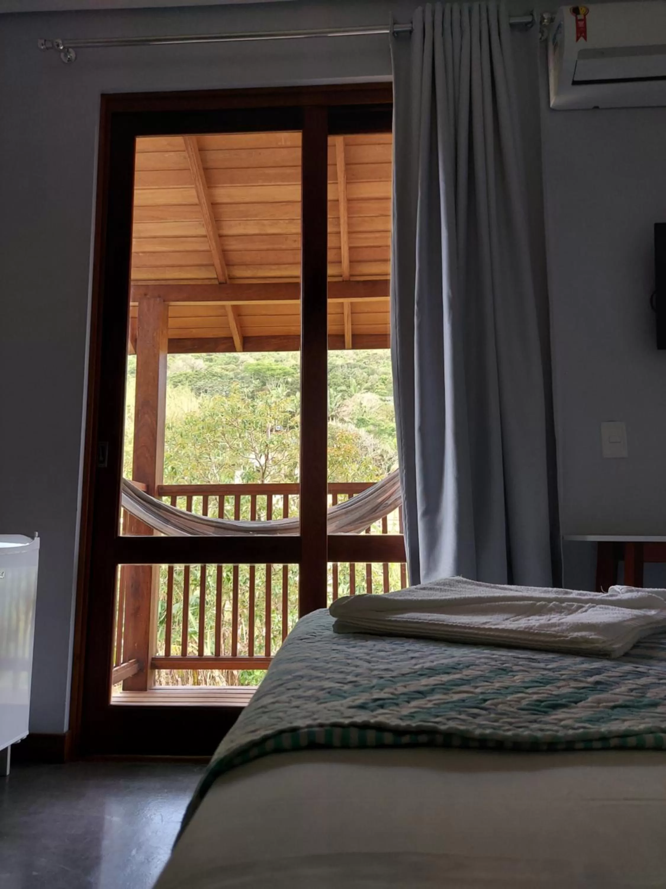 View (from property/room), Bed in Refúgio 755