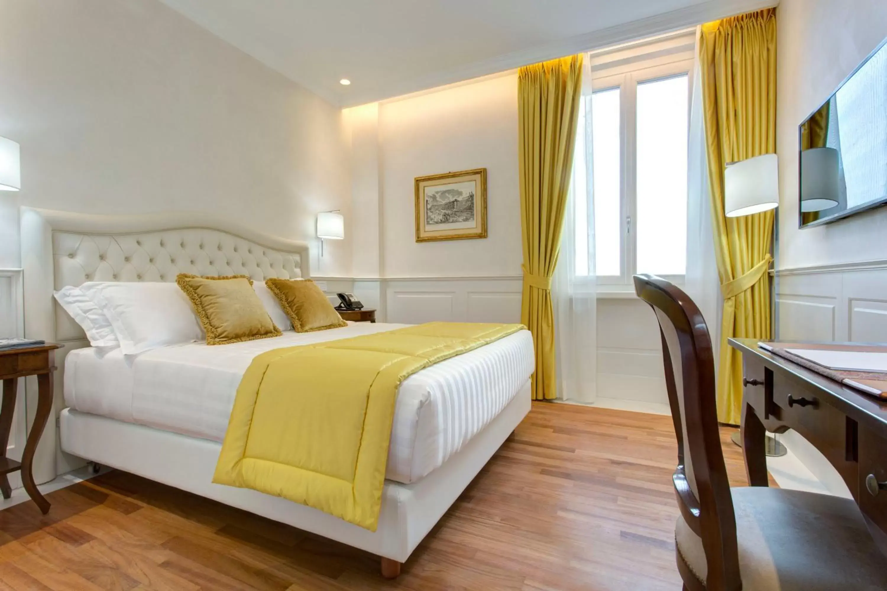 Bedroom, Bed in Hotel Degli Artisti