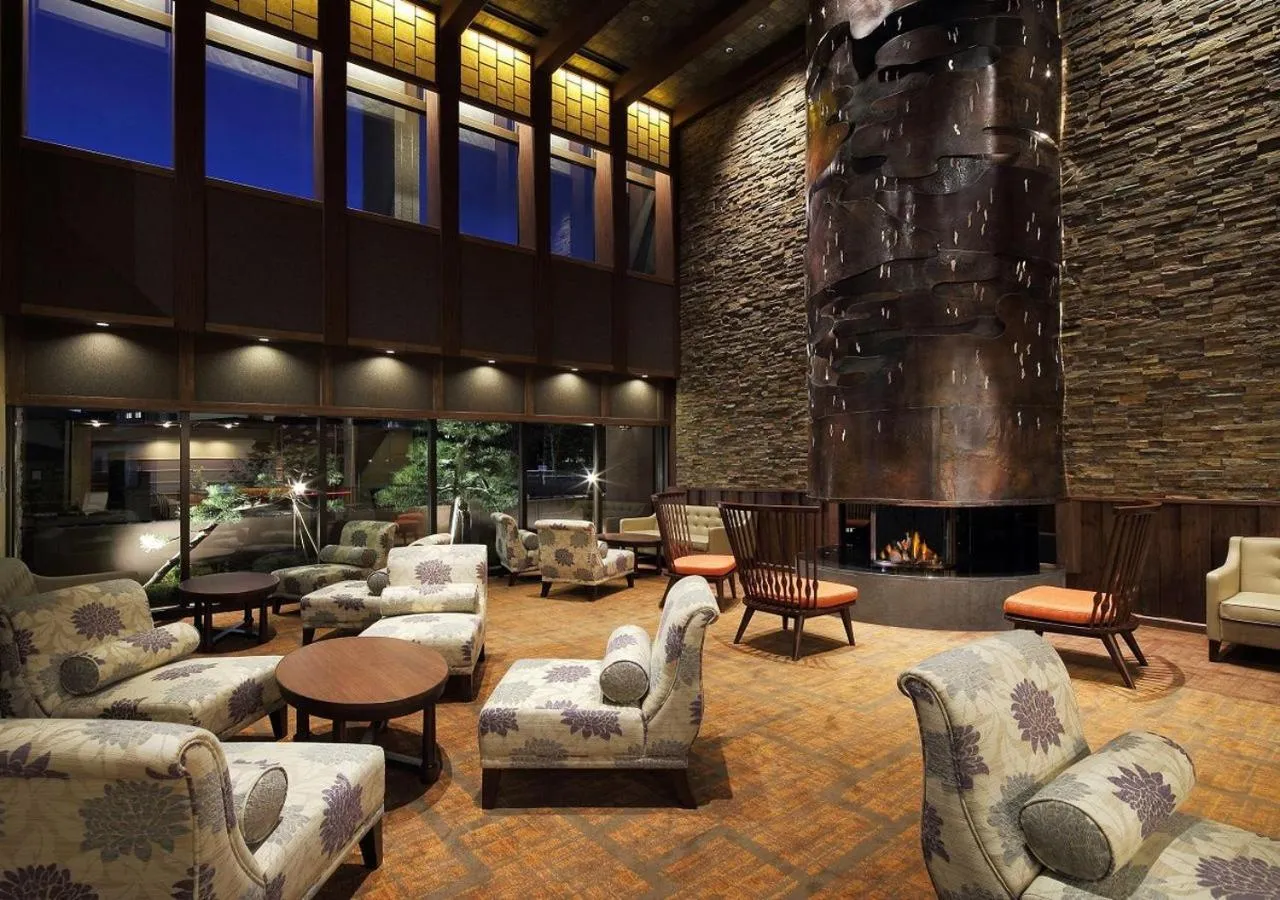 Lobby or reception in Hakodate Hotel Banso