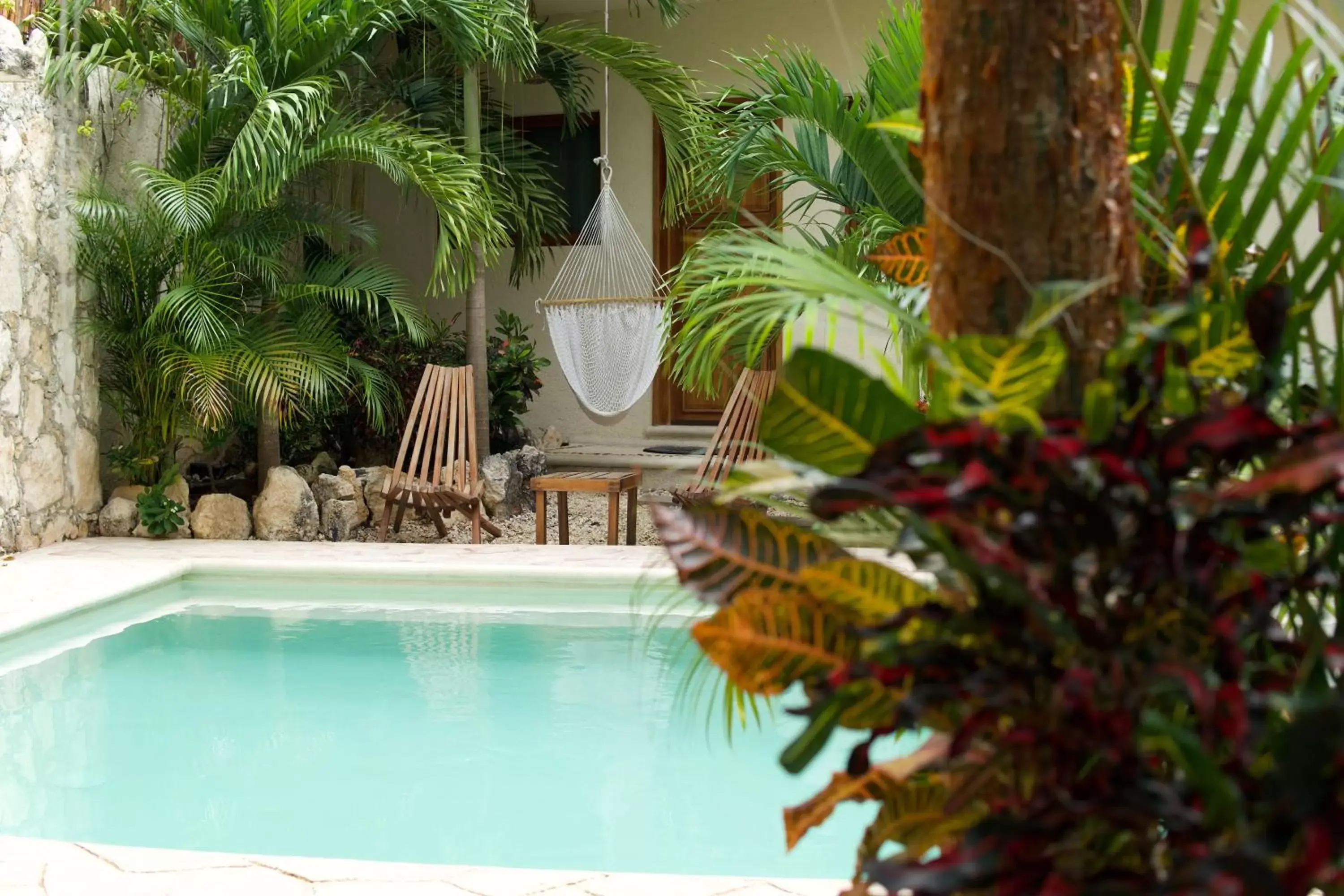 Patio, Swimming Pool in Aldea San Lam - Oasis Of Tulum