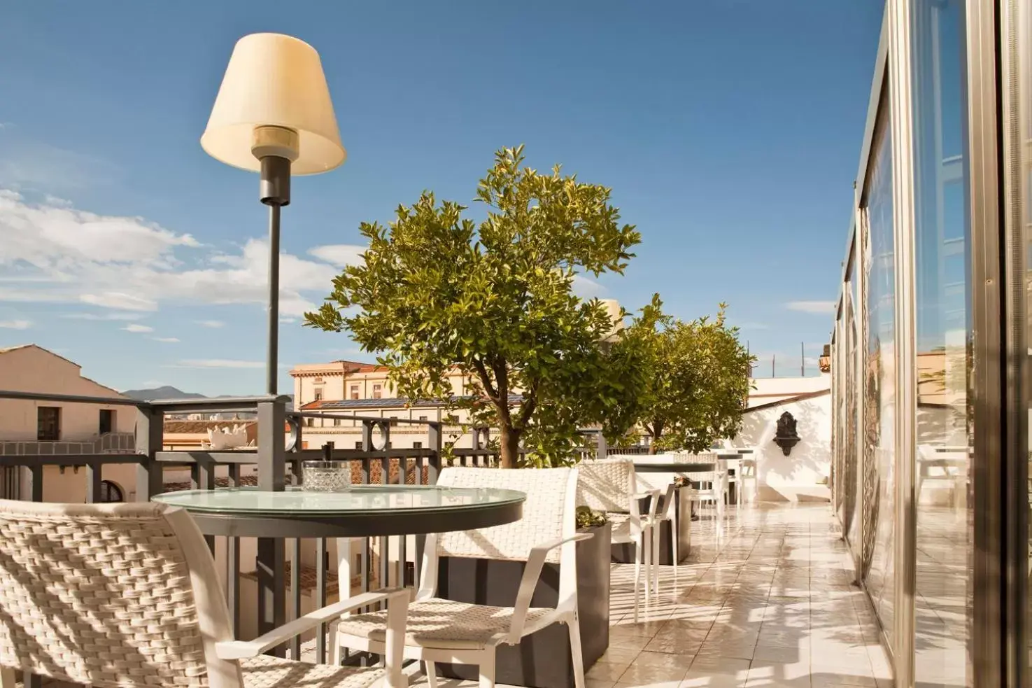 Balcony/Terrace in Hotel Porta Felice & Spa