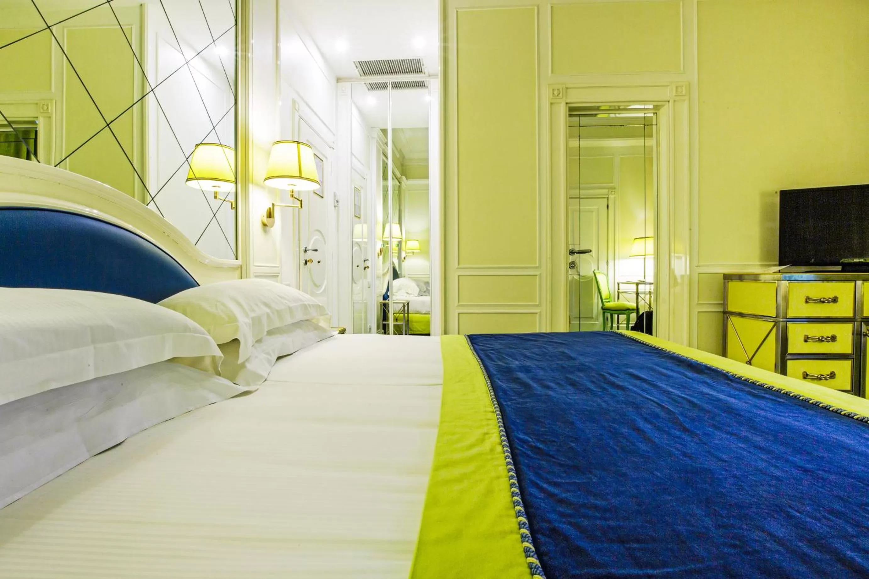 Bed in Grand Hotel Des Bains