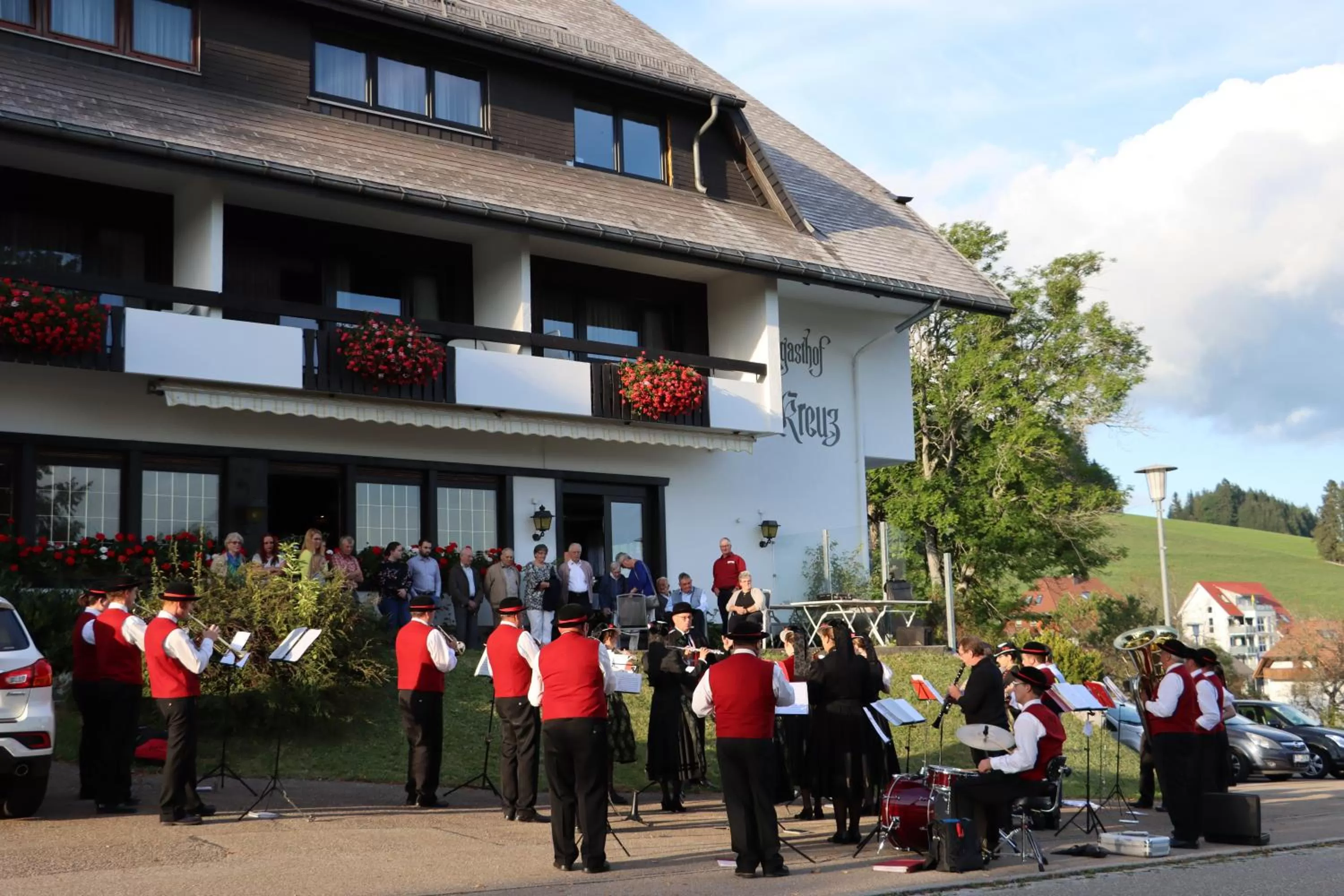 Balcony/Terrace in Hotel Kreuz Höhengasthof