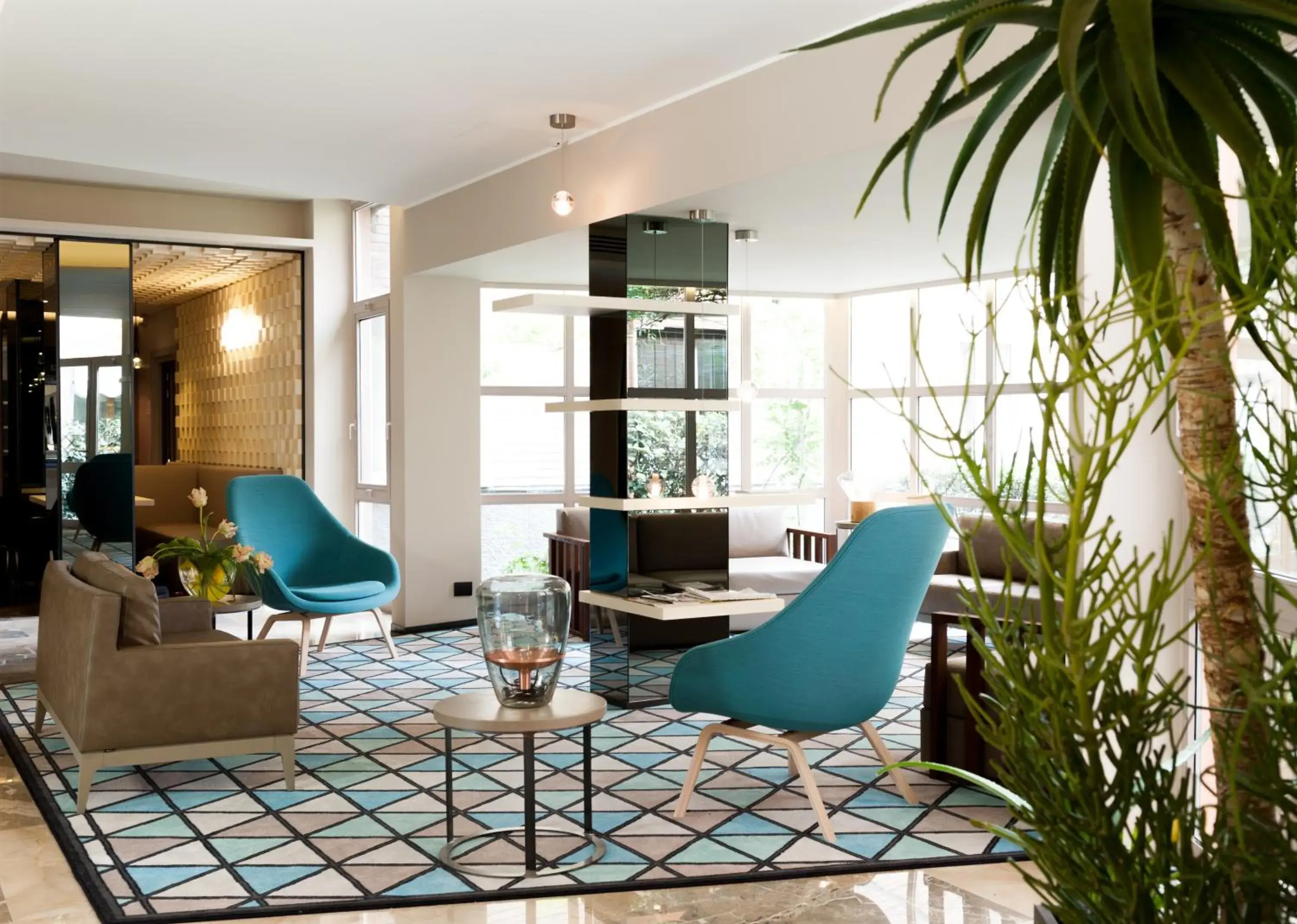 Lobby or reception, Seating Area in Hotel Lombardia