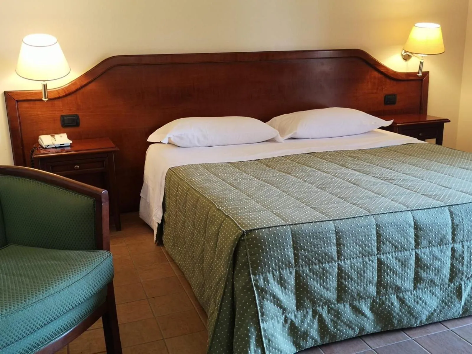 Bed in Hotel Villa Peretti