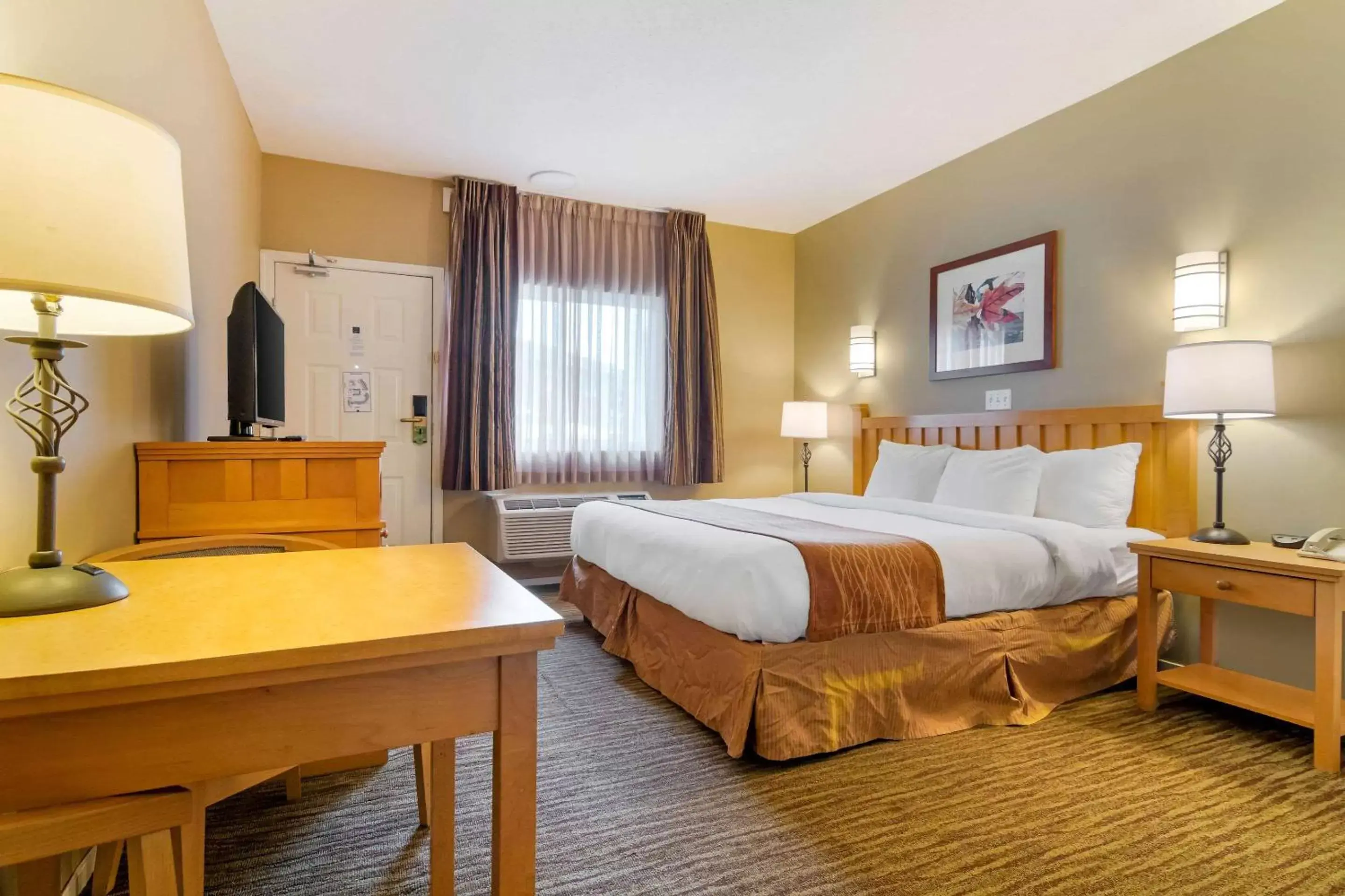 Photo of the whole room, Bed in Econo Lodge Inn & Suites - North Vancouver