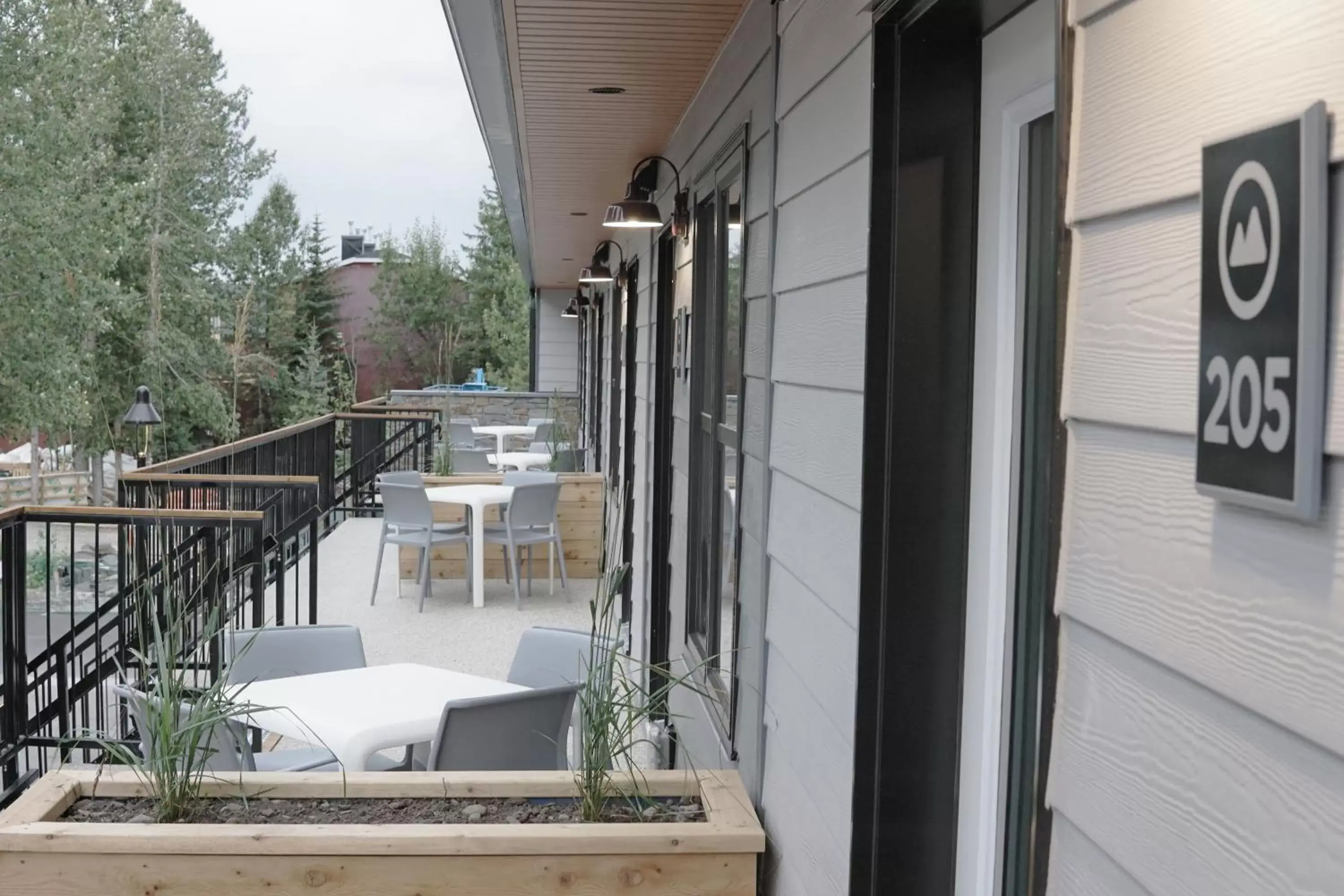 Property building, Balcony/Terrace in Basecamp Resorts Canmore