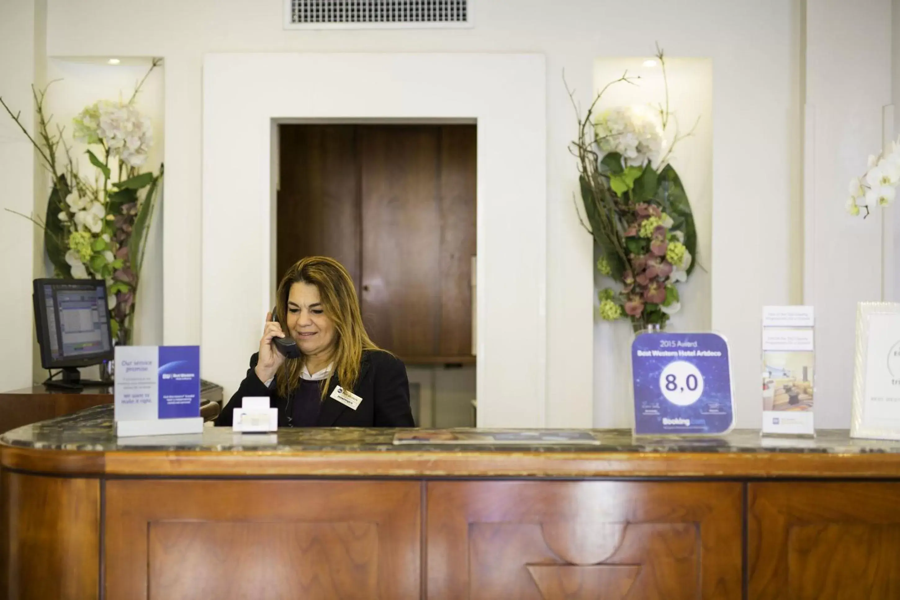 Lobby or reception in Best Western Hotel Artdeco Lobby or reception in Best Western Hotel Artdeco