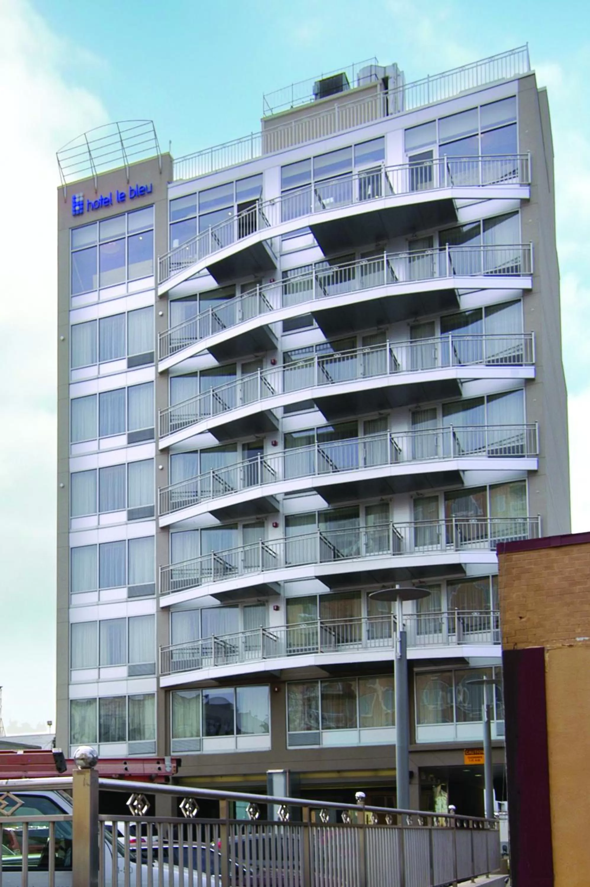 Facade/entrance in Hotel Le Bleu