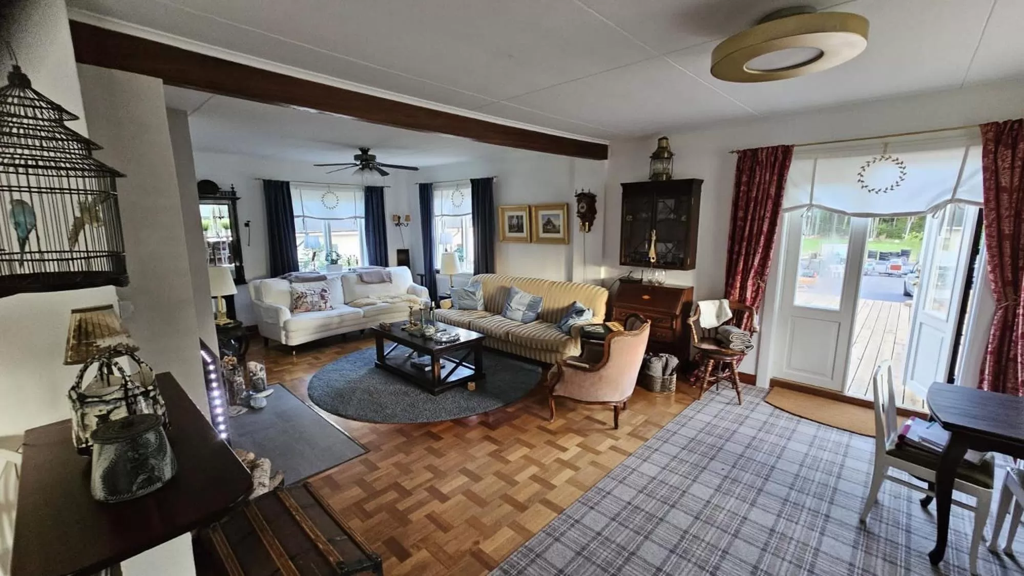 Communal lounge/ TV room in Ankis Bed and Brekfast, Vimmerby