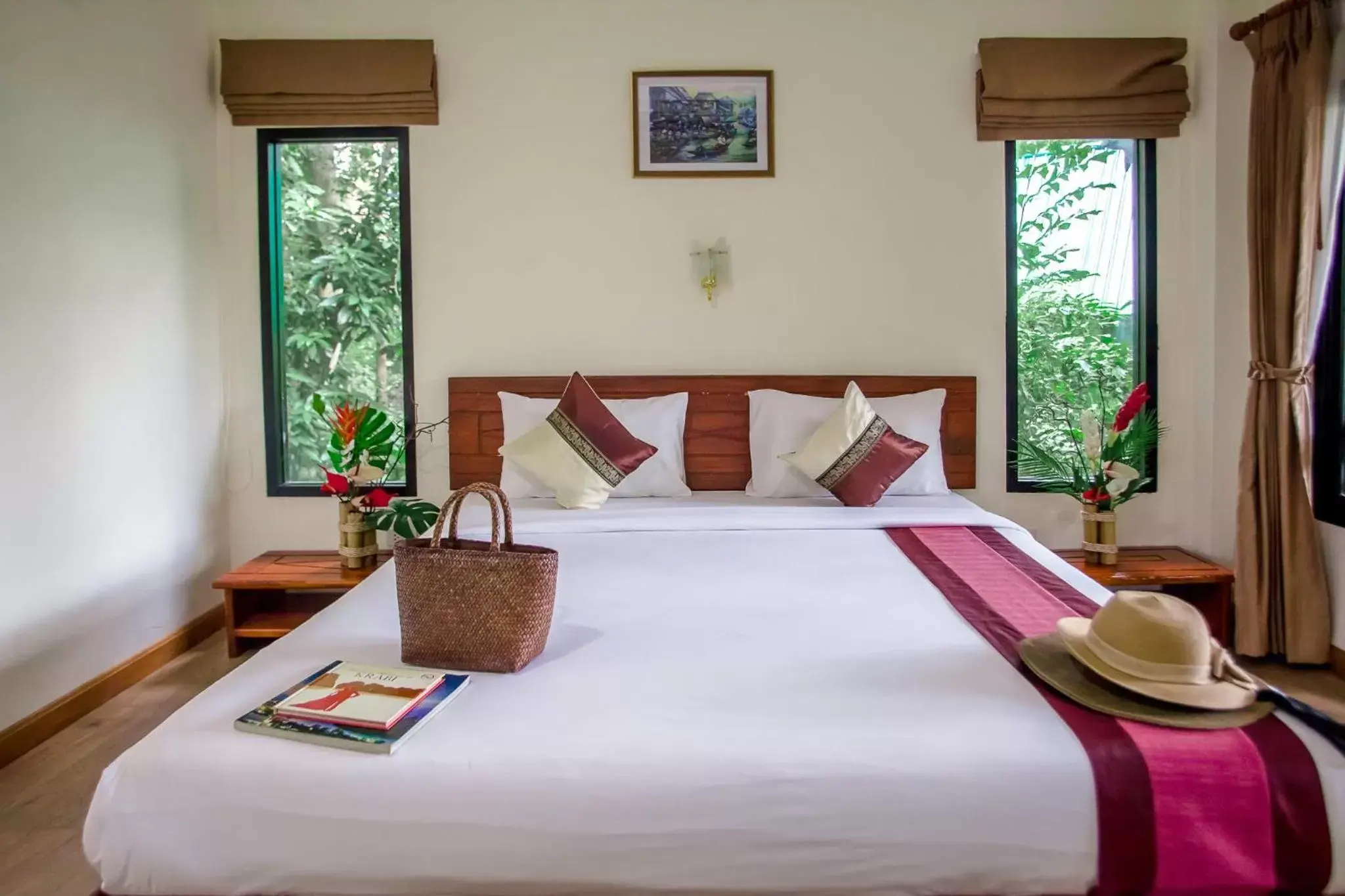 Bed in Aonang Cliff View Resort SHA Extra Plus