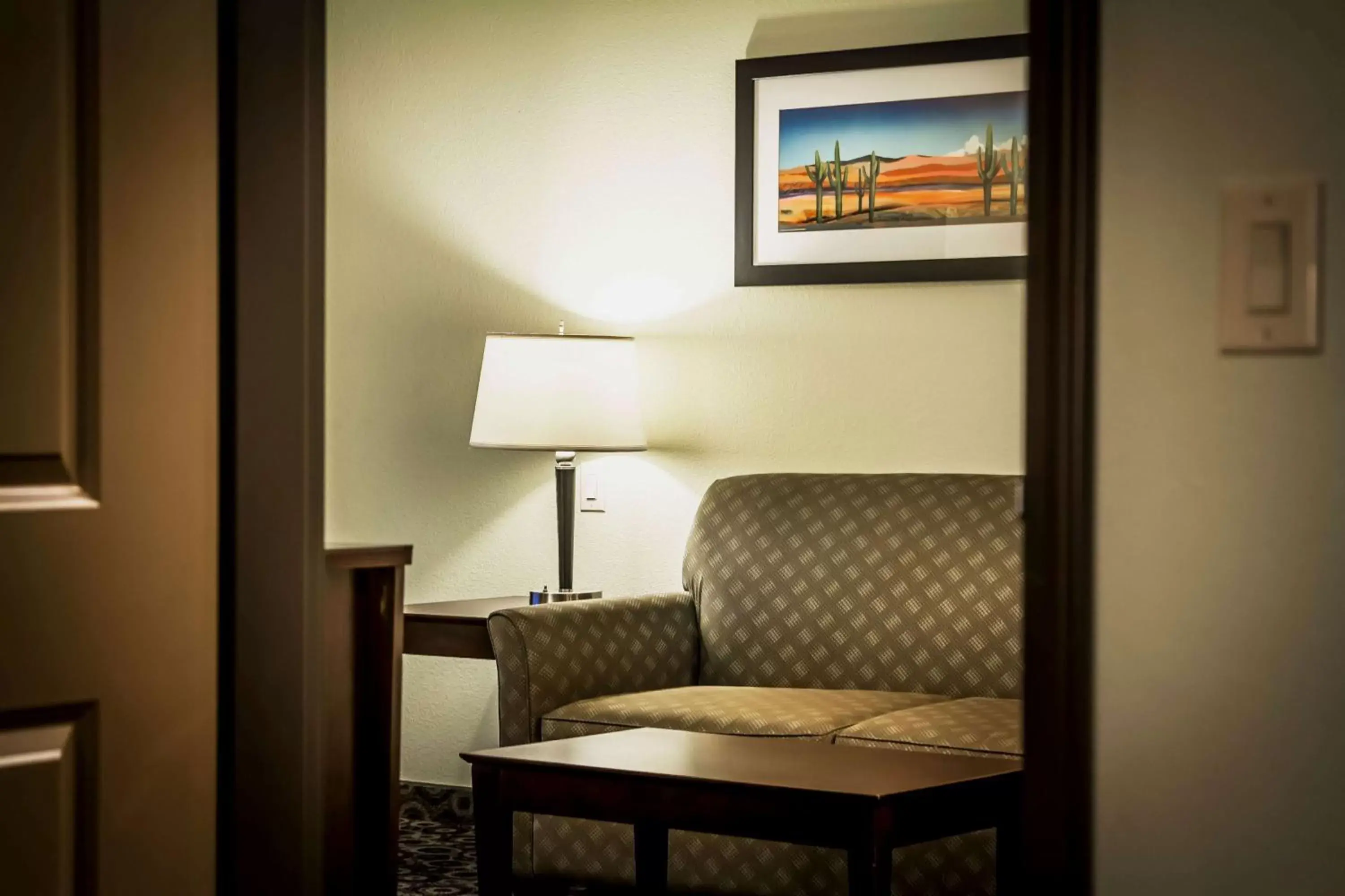 Living room, Seating Area in La Quinta by Wyndham Las Vegas Airport South