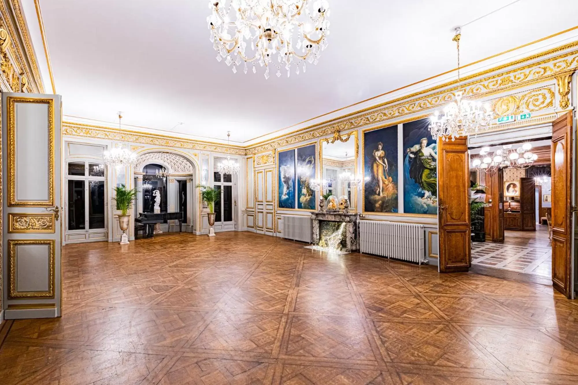 Banquet/Function facilities, Lobby/Reception in Château de Pourtalès