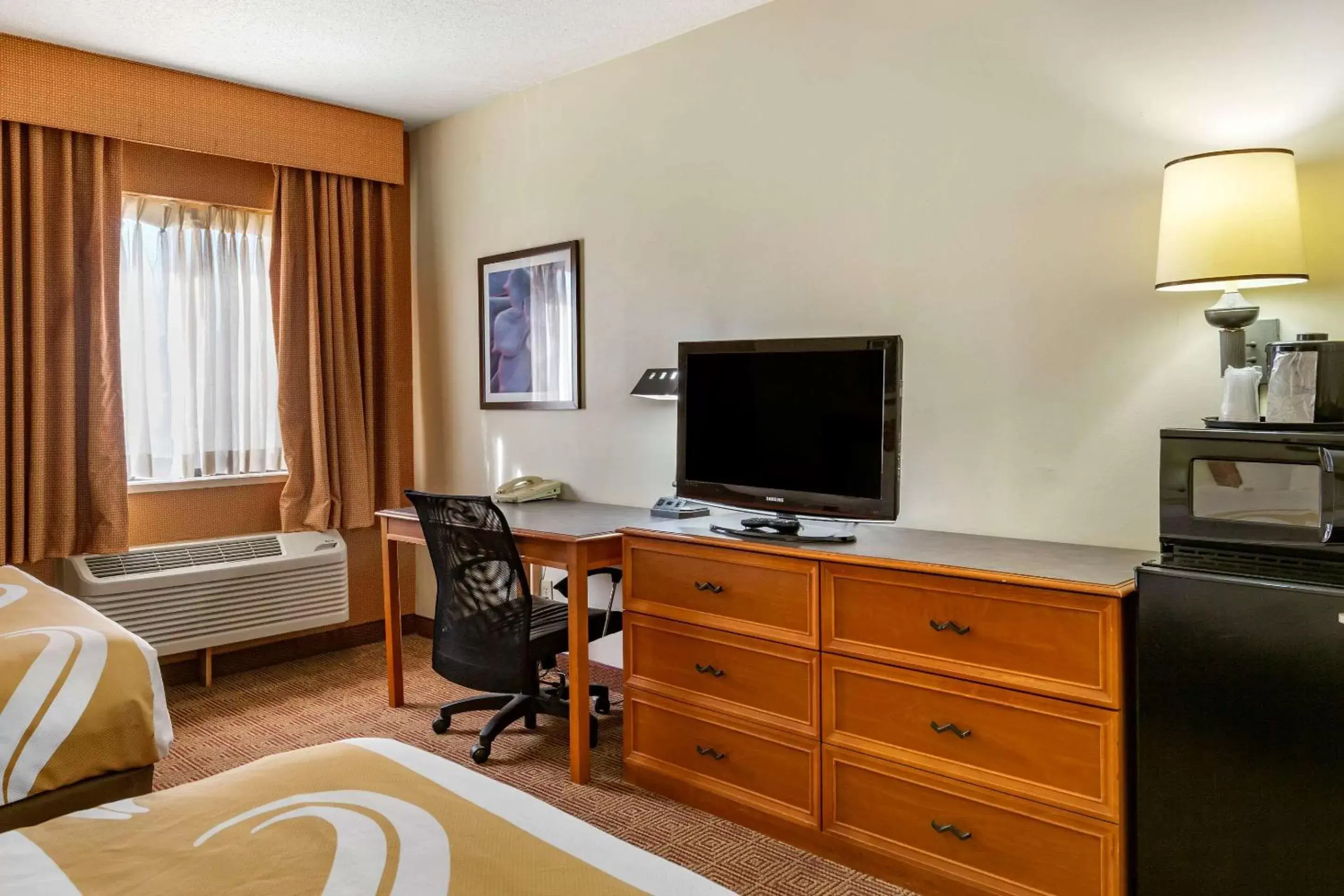 Photo of the whole room, TV/Entertainment Center in Quality Inn & Suites Raleigh Durham Airport