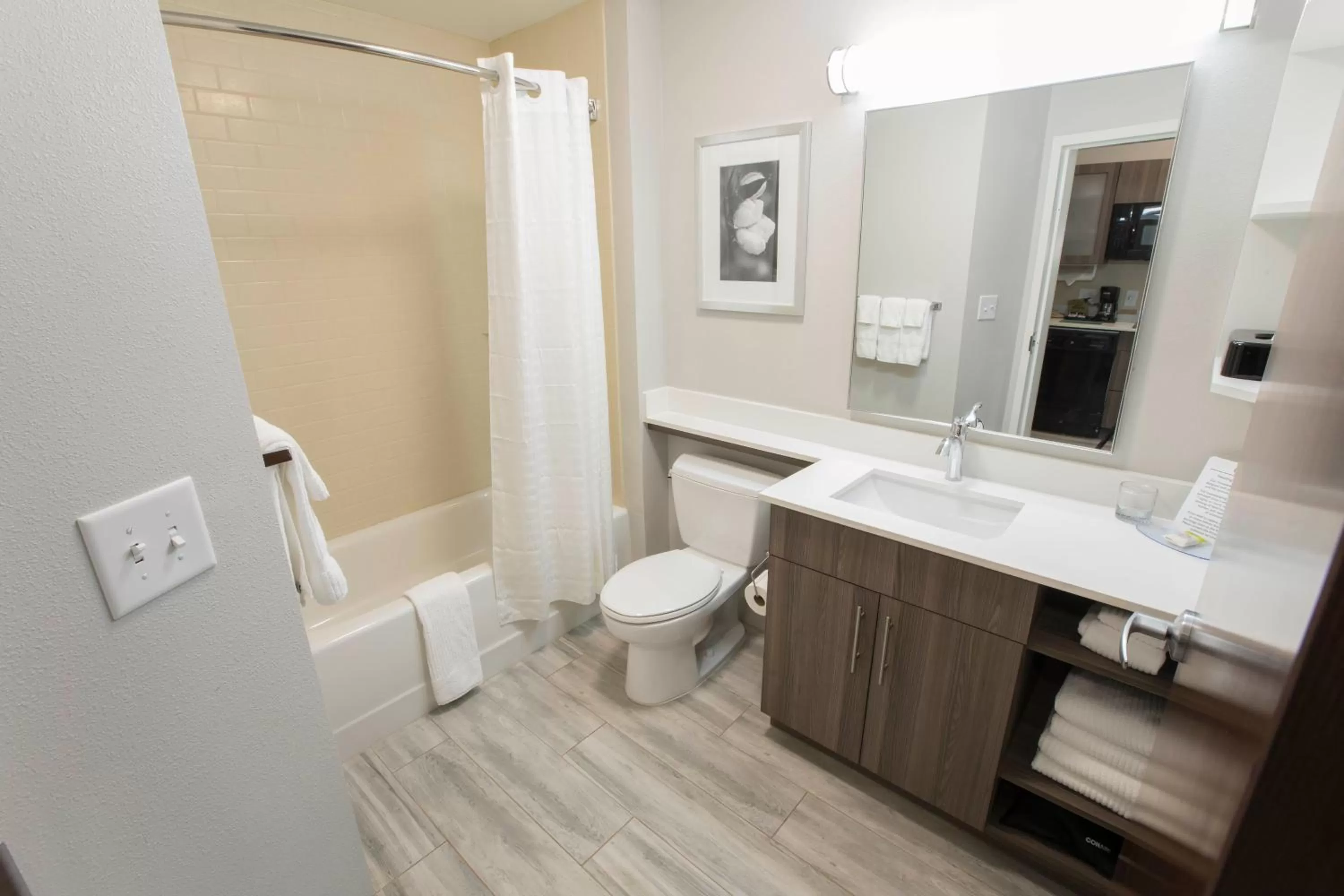 Bathroom in Candlewood Suites - McDonough by IHG