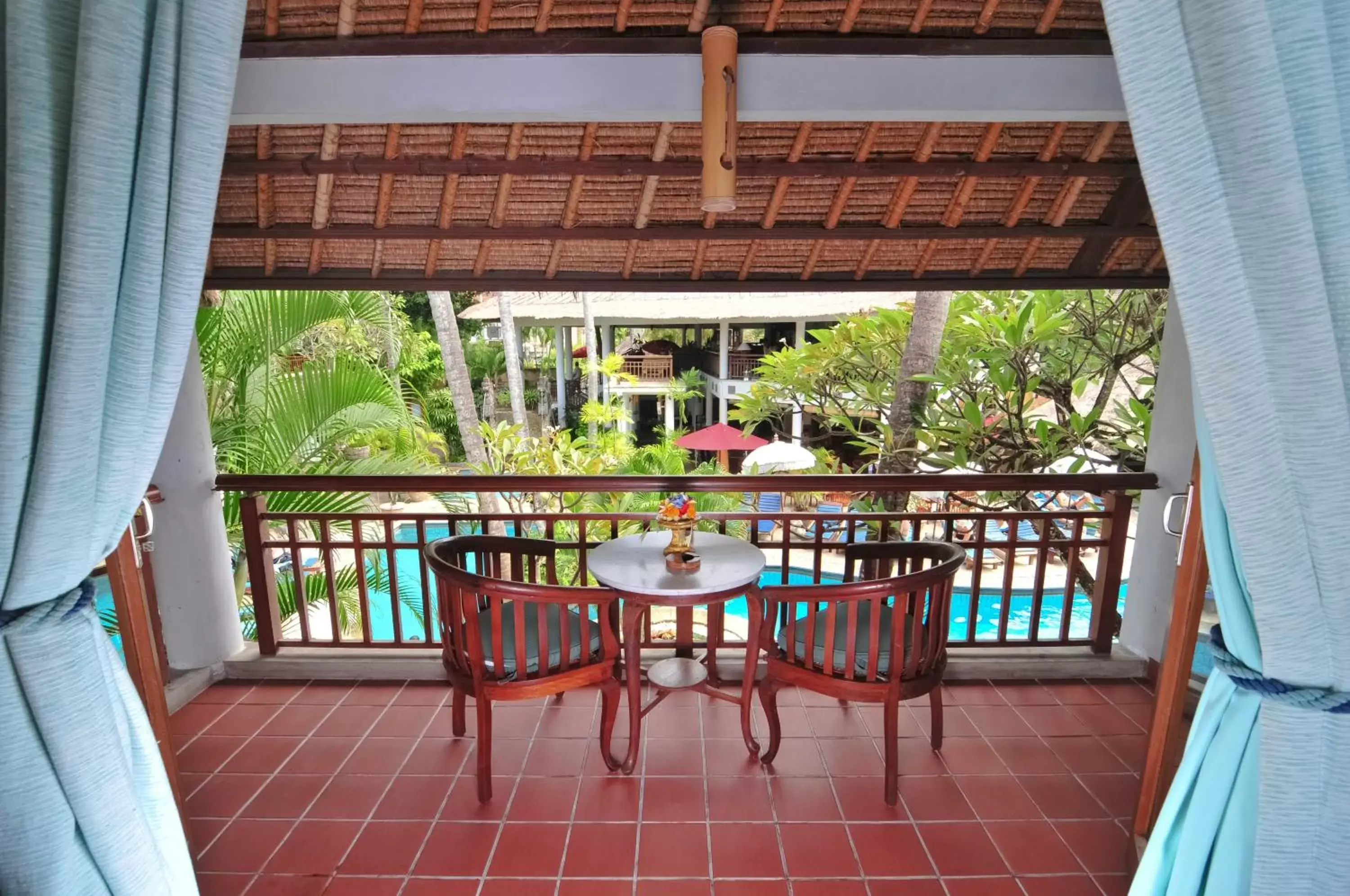 Balcony/Terrace in Sativa Sanur Cottages