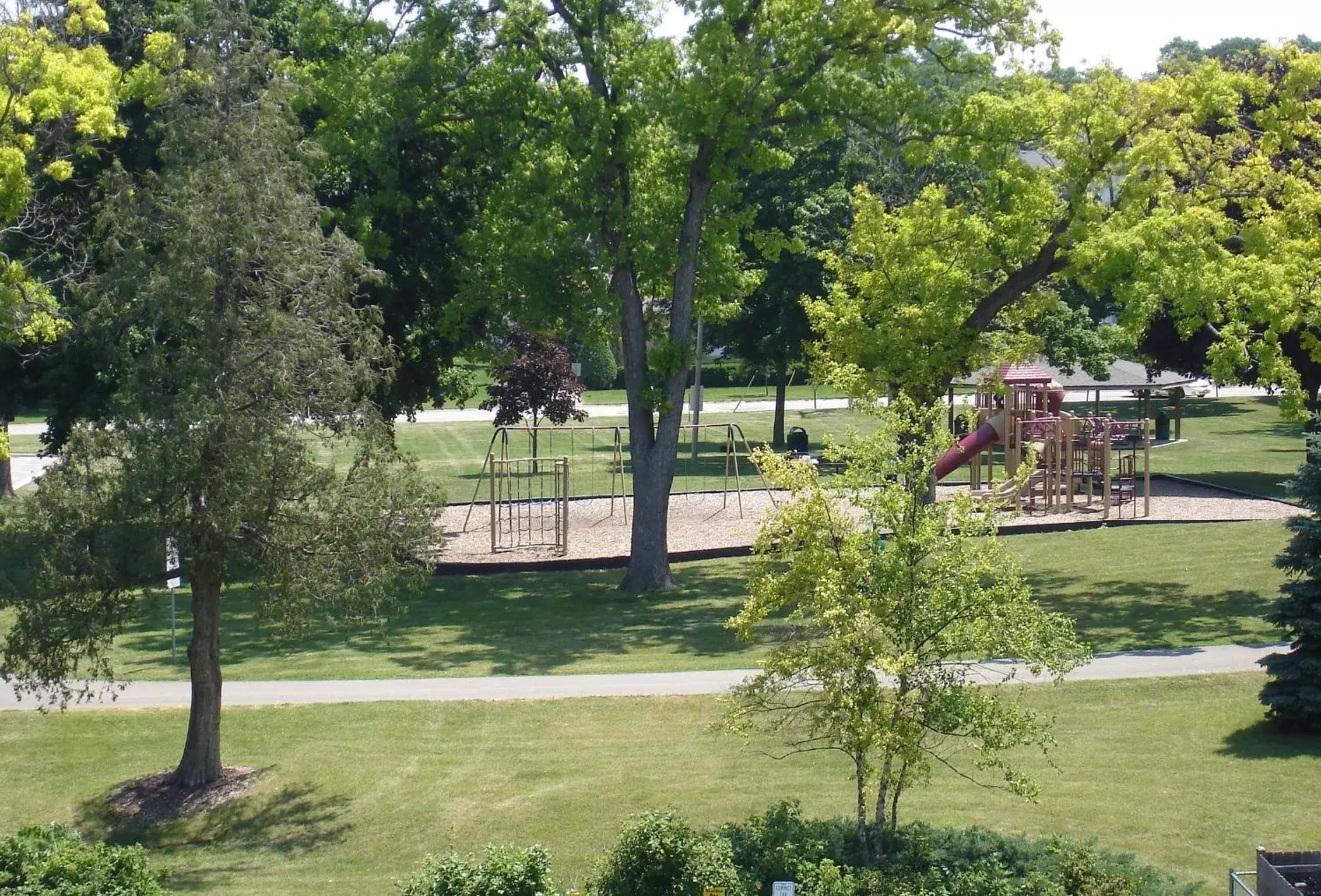 View (from property/room), Garden in Harbor Shores on Lake Geneva