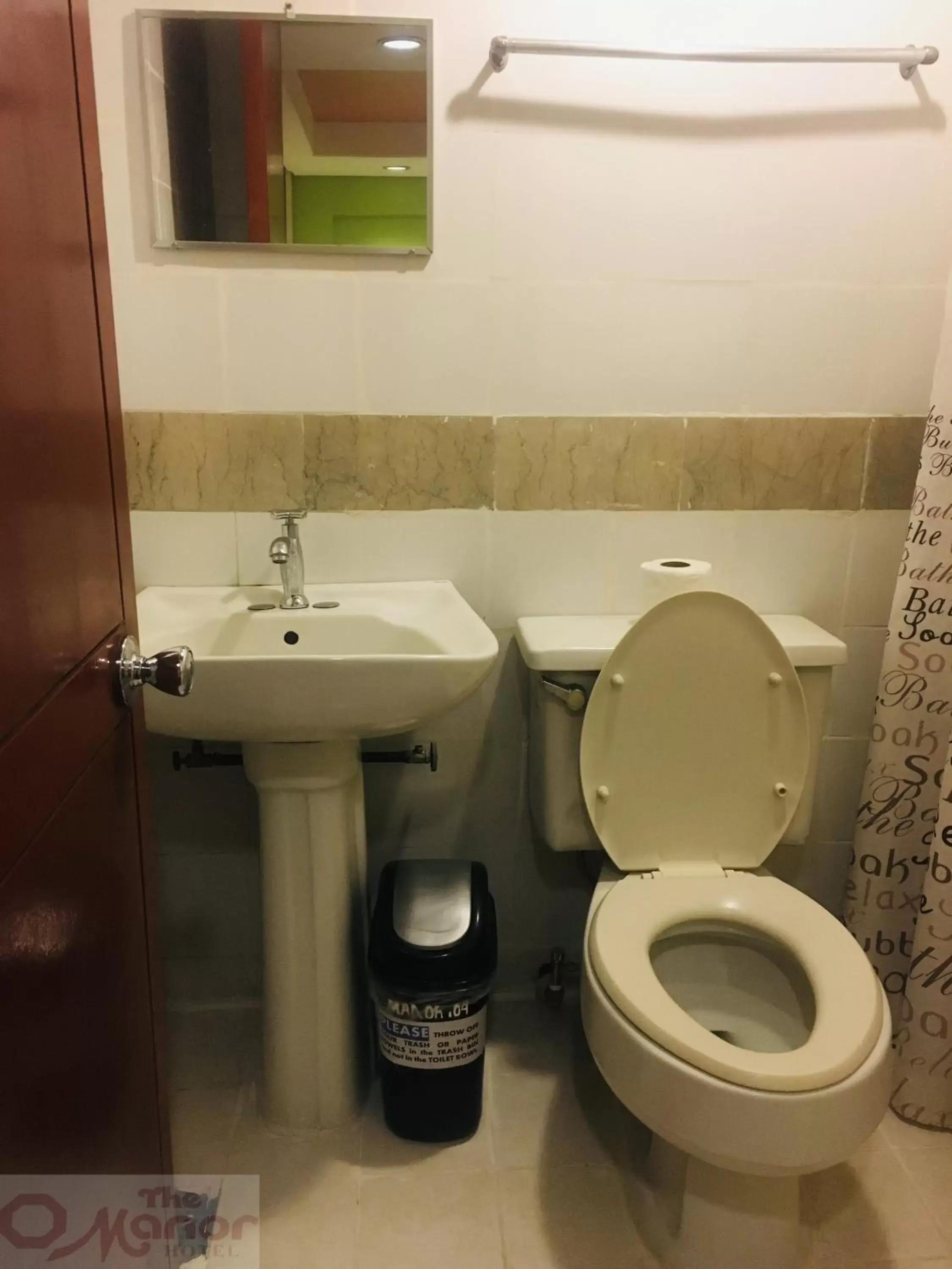 Bathroom in The Manor Hotel