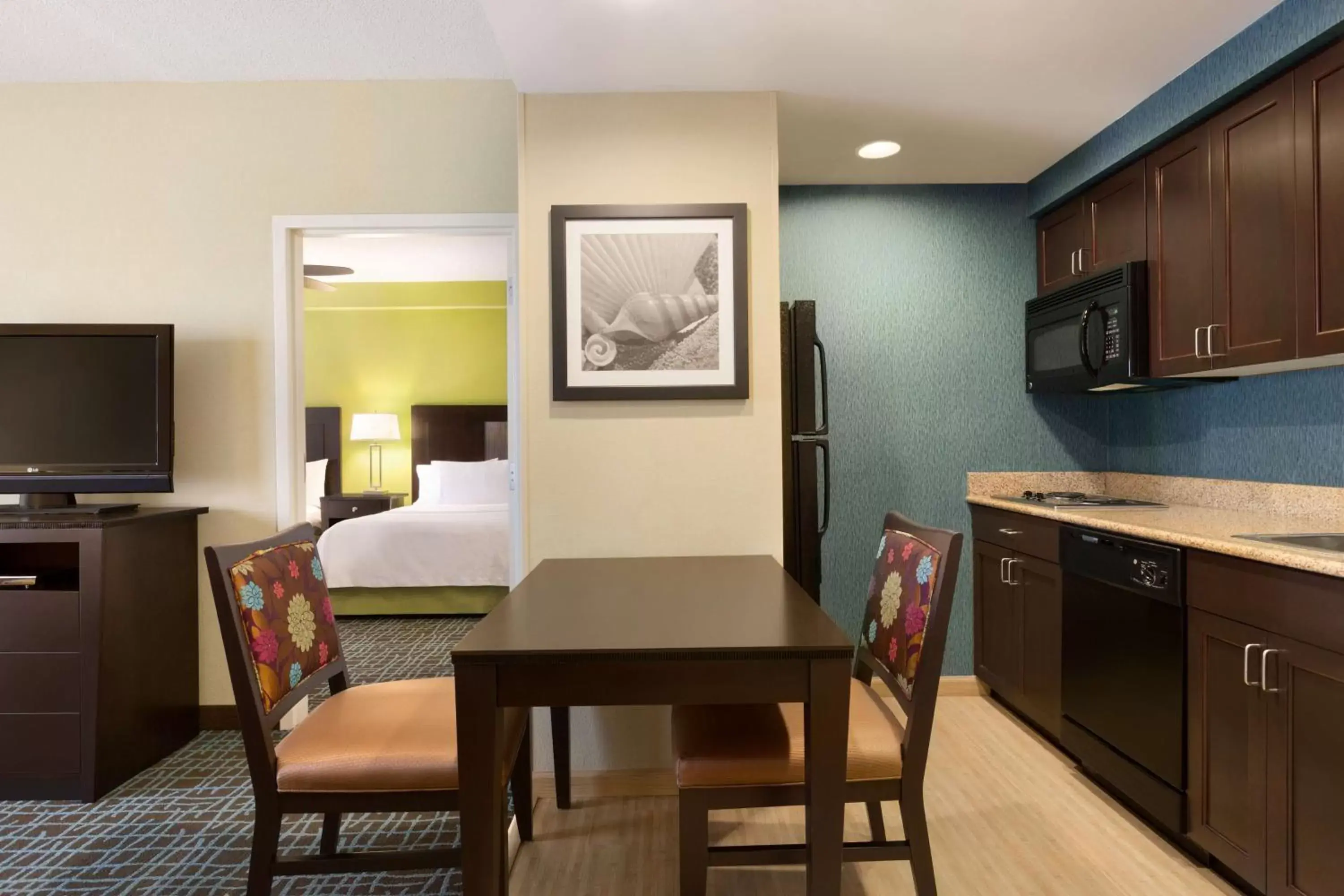 Bedroom, Dining Area in Homewood Suites Fort Myers Airport - FGCU