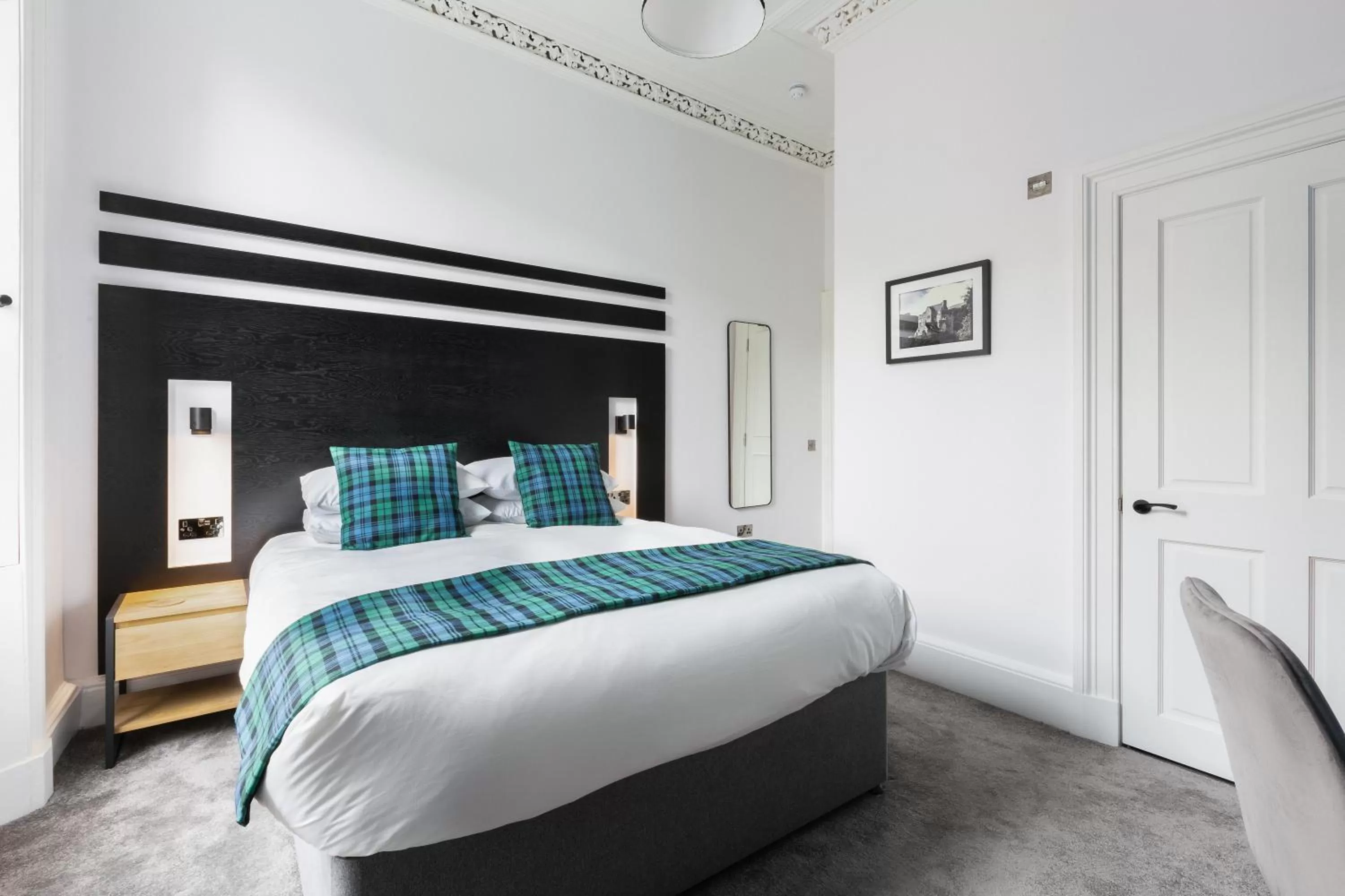 Bed in Castle Park Guest House