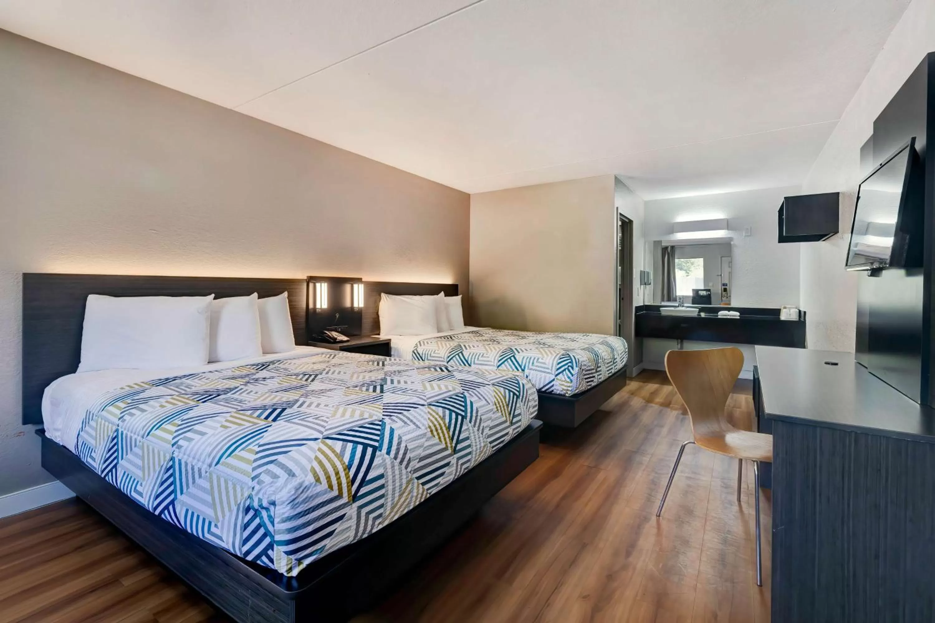 Bedroom, Bed in Motel 6 North Little Rock, AR-JFK Blvd