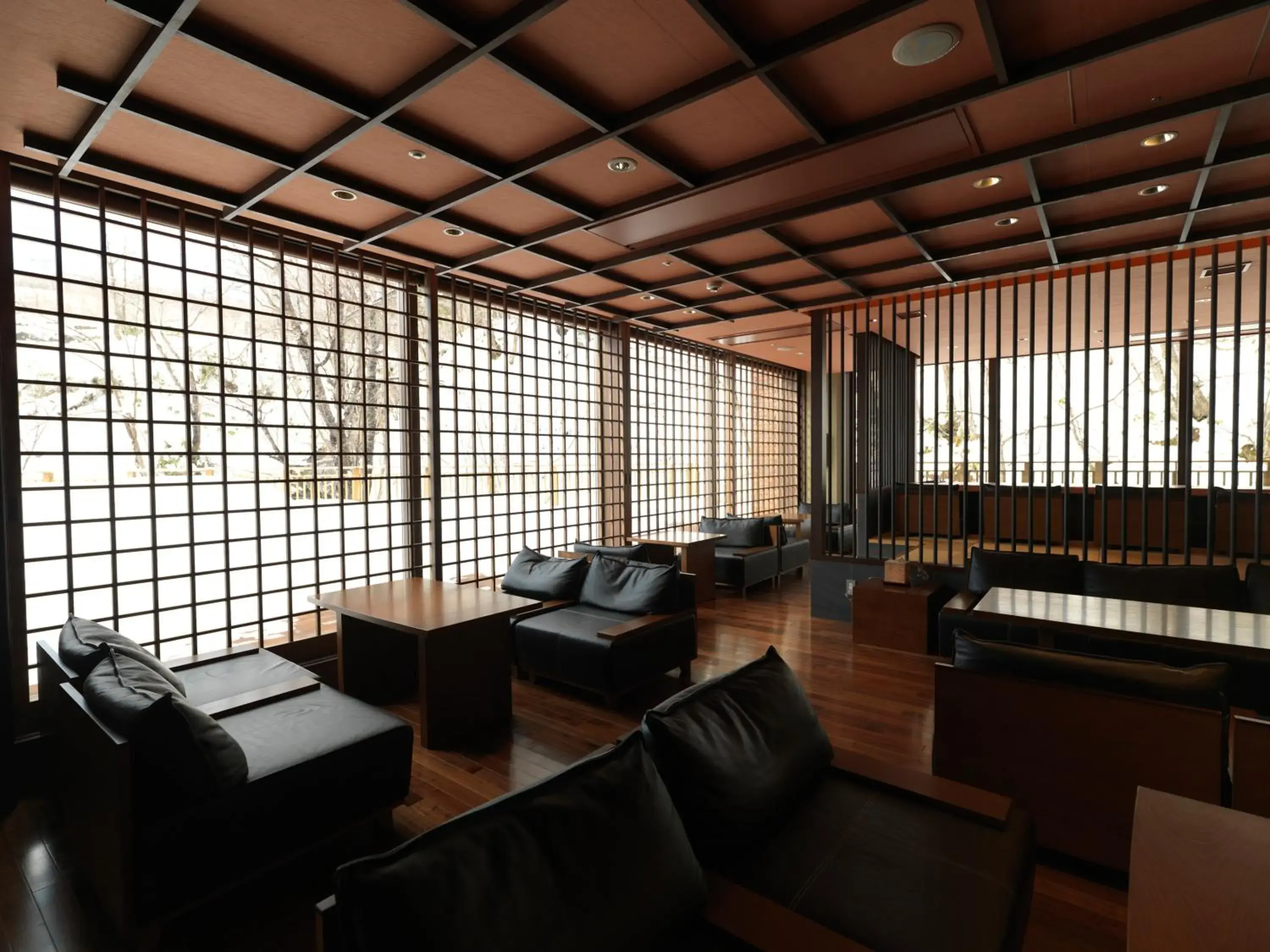 Lounge or bar, Restaurant/Places to Eat in Niseko Konbu Onsen Tsuruga Besso Moku No Sho