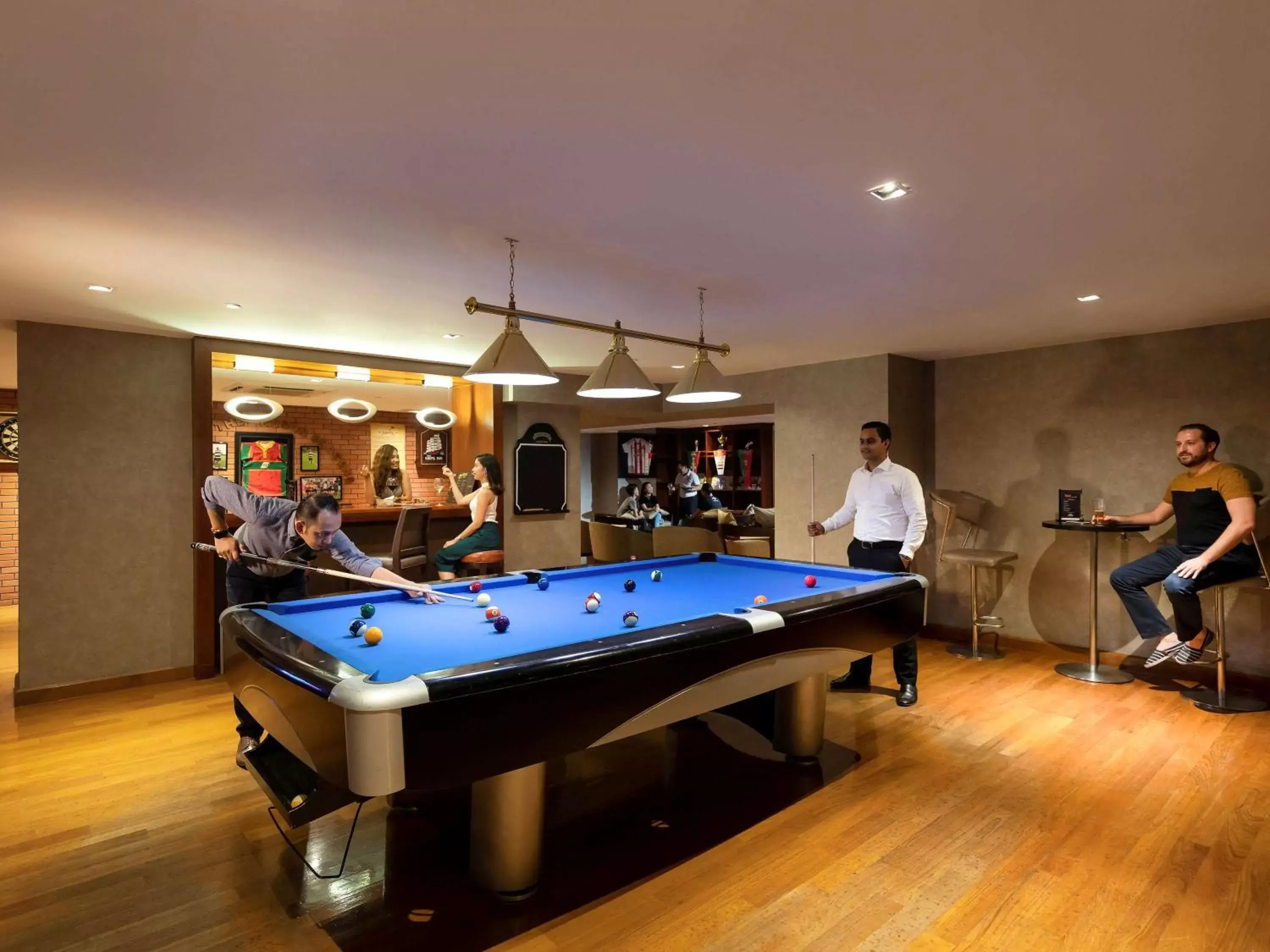 Lounge or bar, Billiards in Novotel Yangon Max