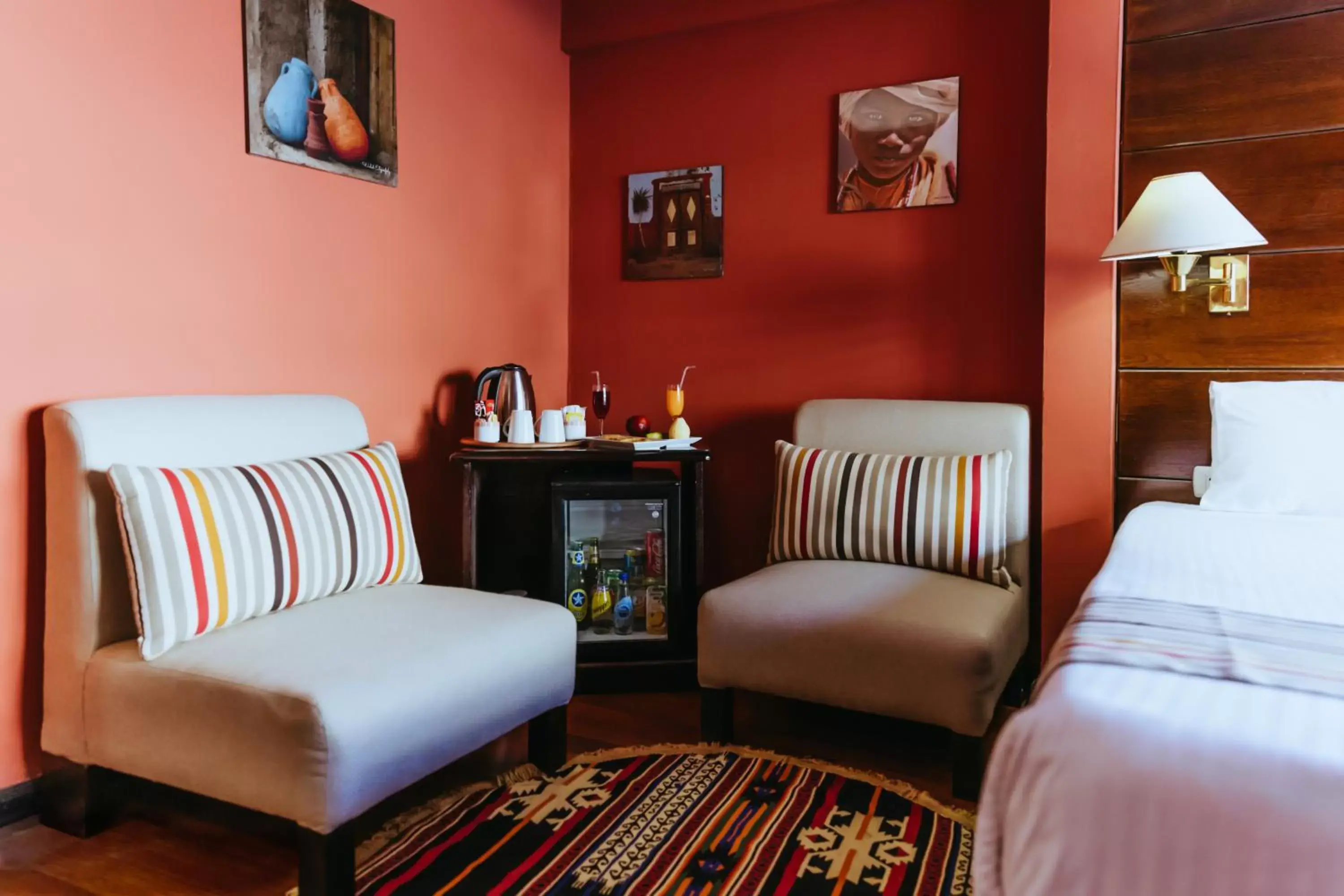 Seating Area in Basma Hotel Aswan