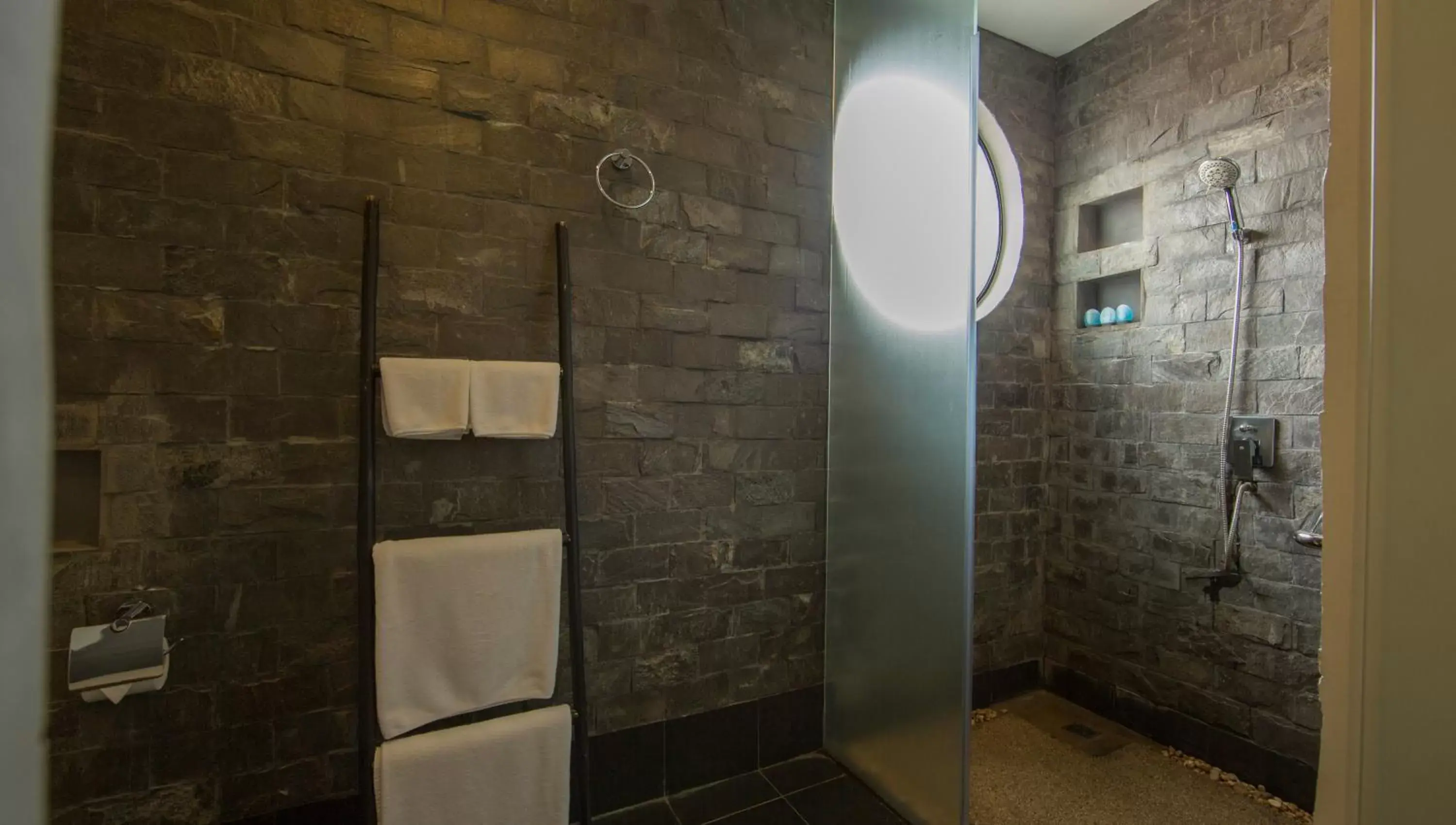 Shower, Bathroom in Central Suite Residence