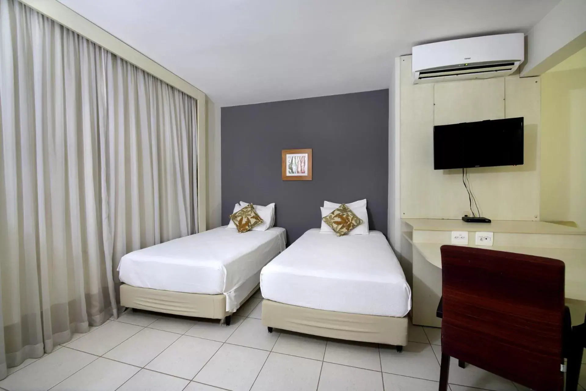 Bed in Nobile Inn Executive Ribeirao Preto